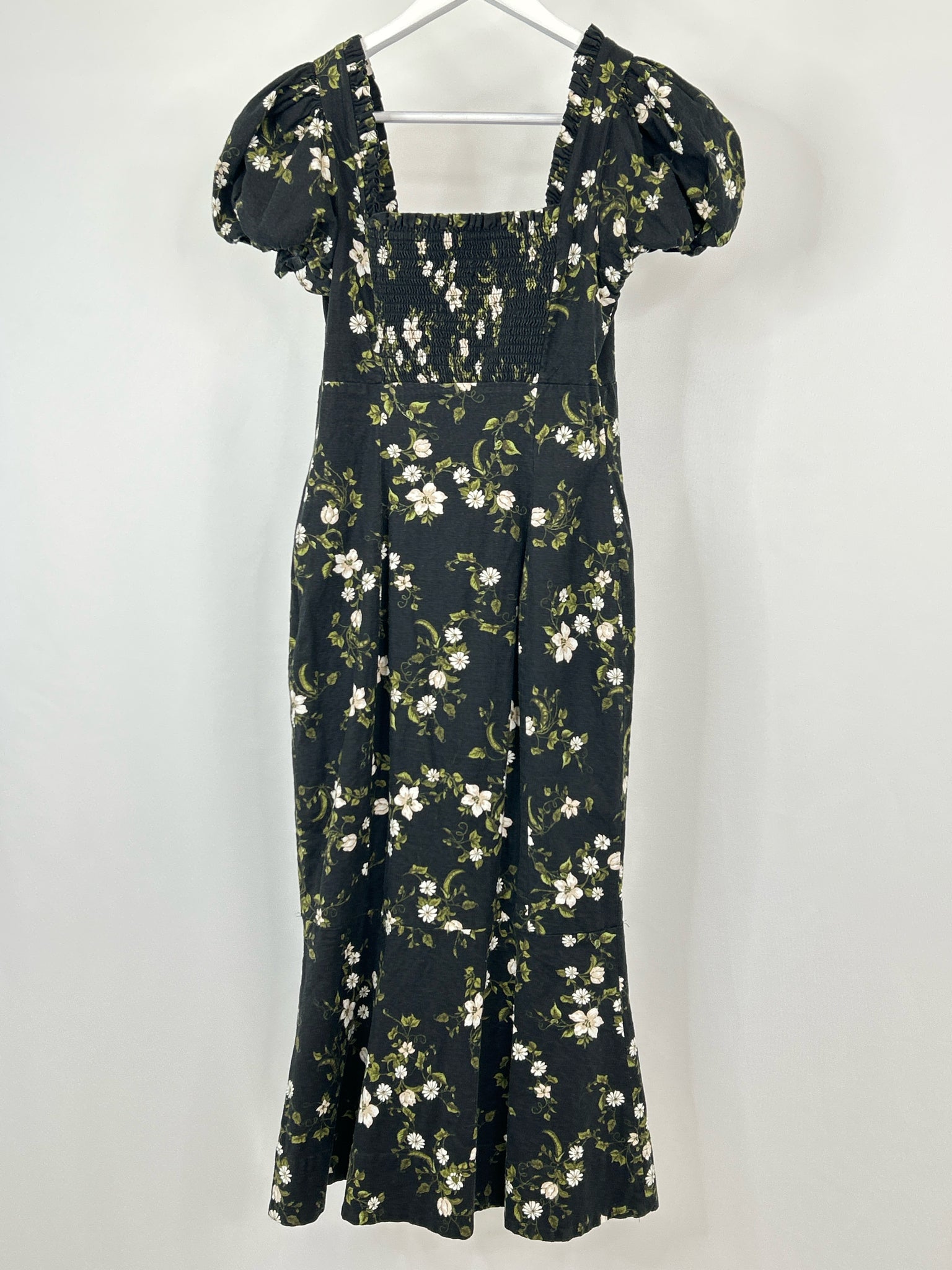 MAEVE Size M Black Floral Women Dress