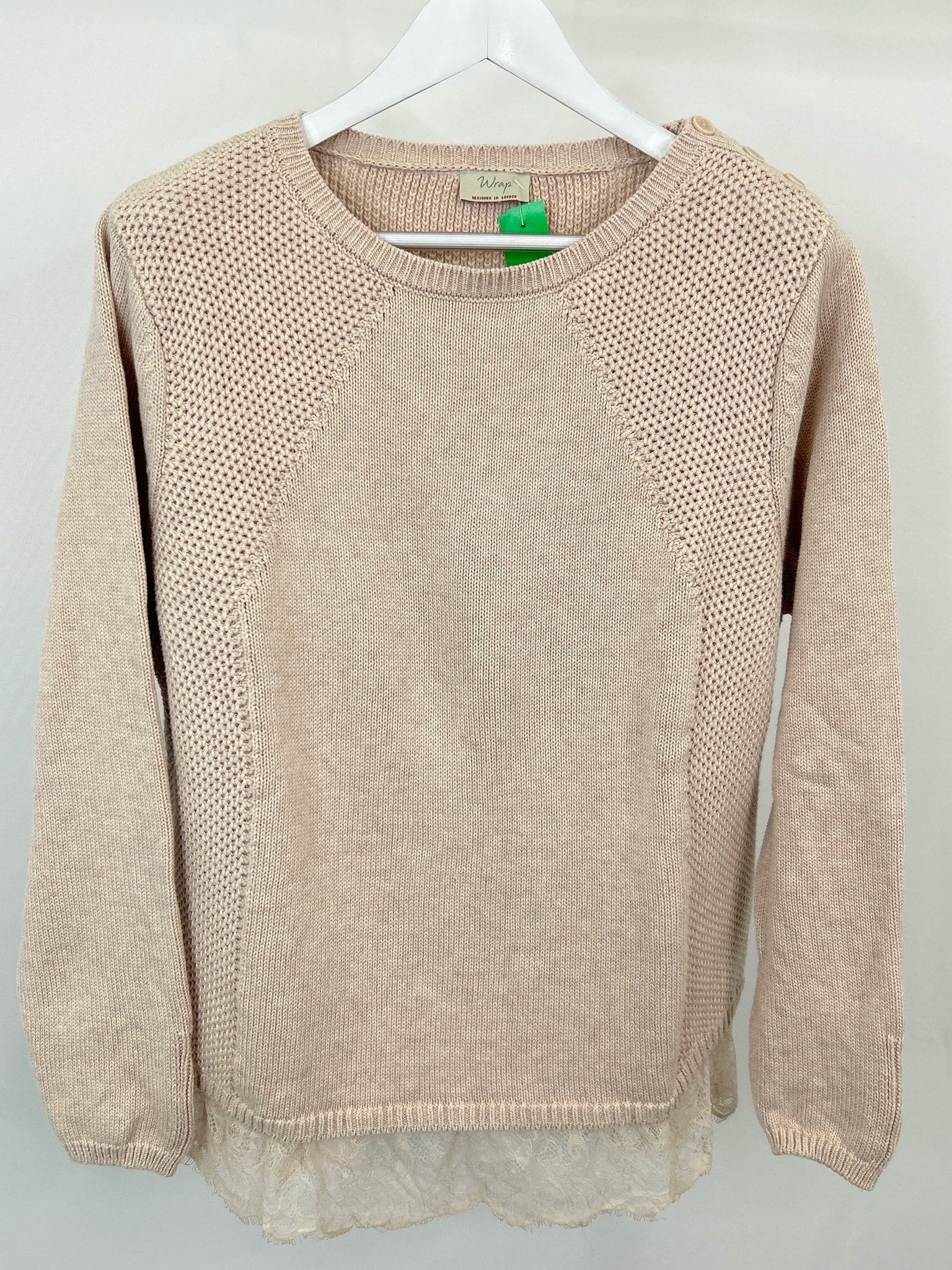 WRAP LONDON Size 16 BLUSH Women Sweater