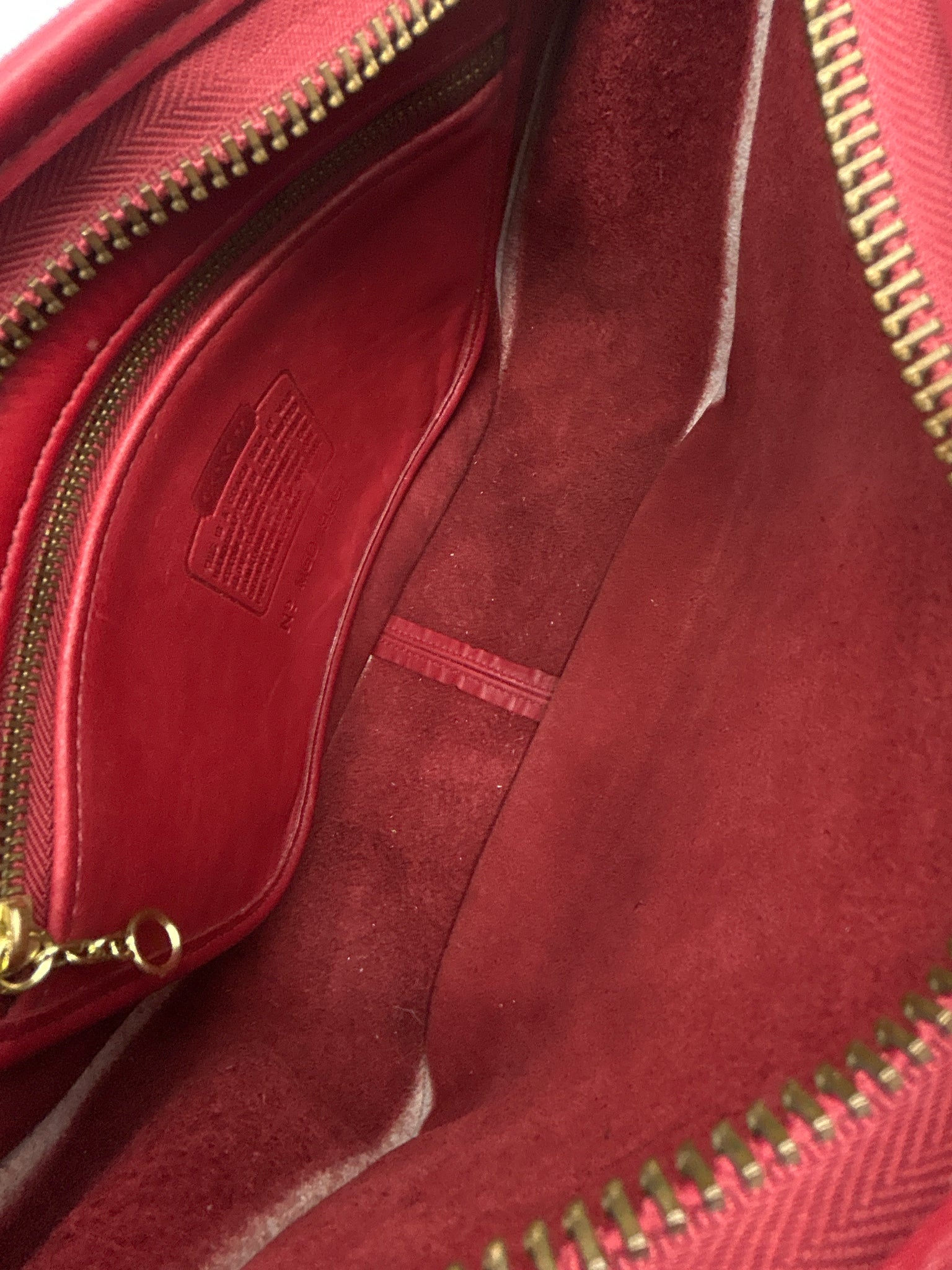 COACH Red Vintage Women Purse