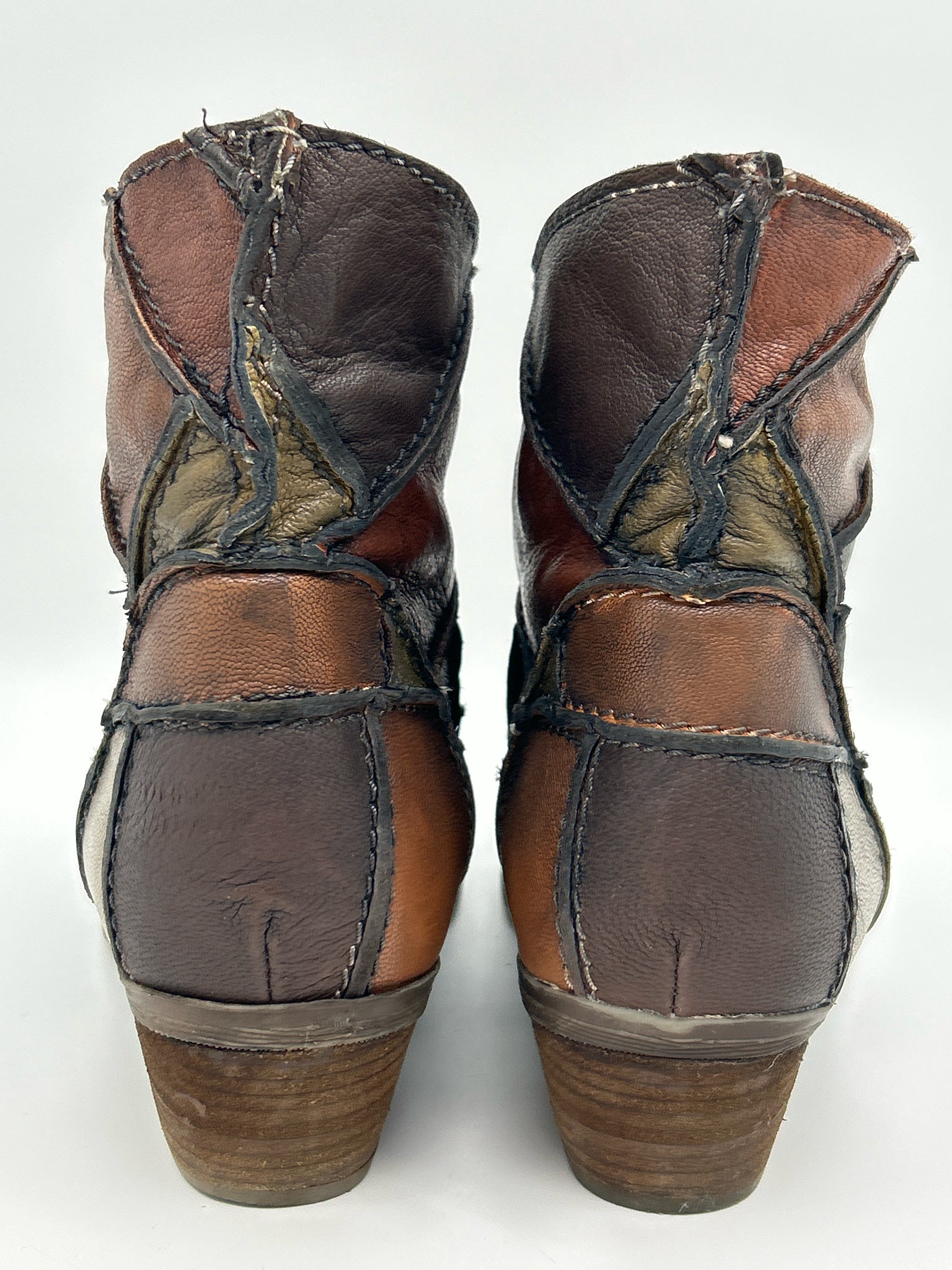 SHERIDAN MIA Size 11 Brown Women Booties