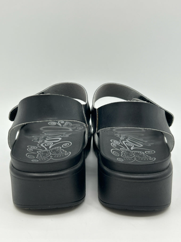 ALEGRIA EU Size 38 US Size 8-8.5 Black Women's Sandal