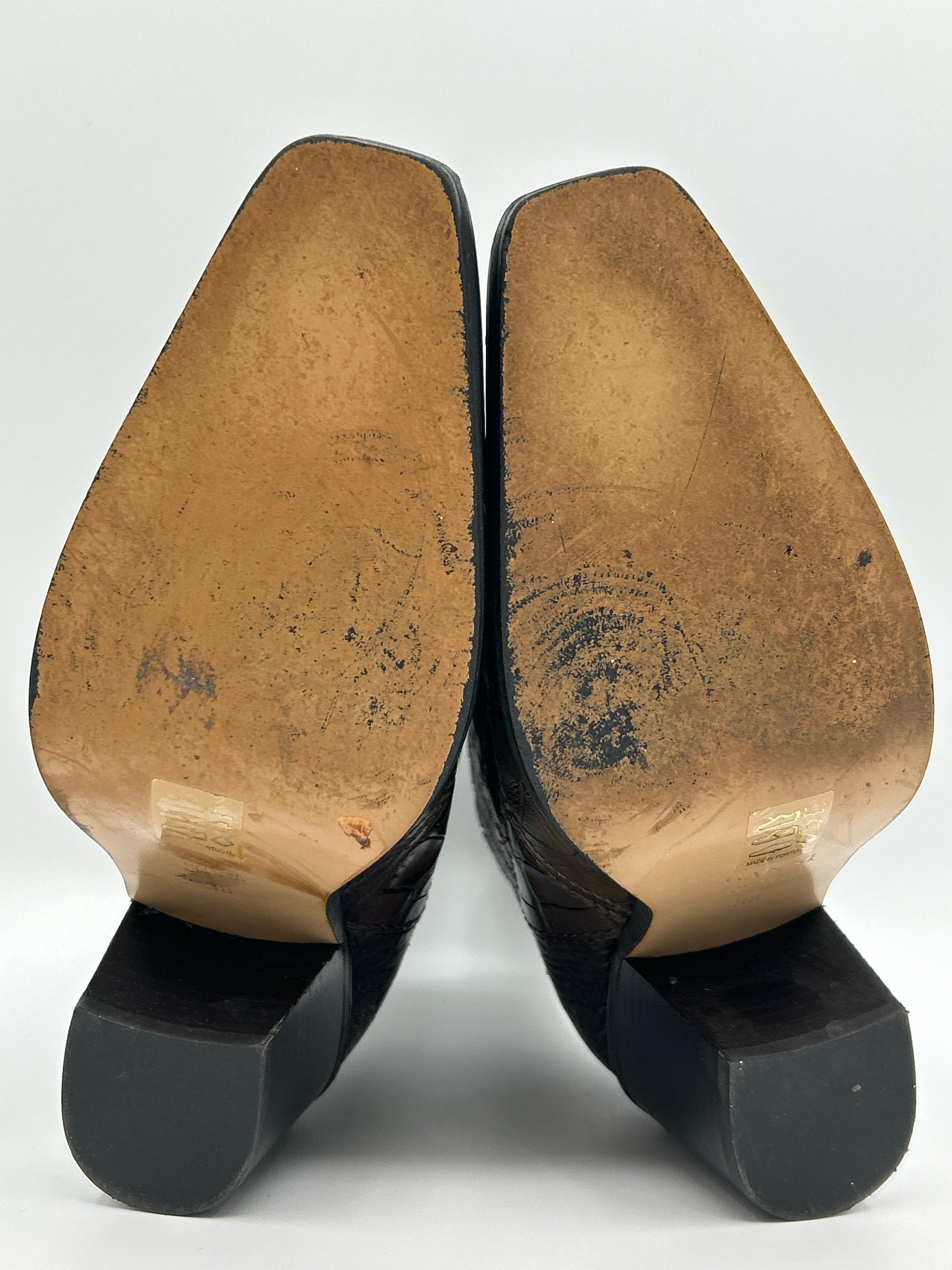 GANNI Size 38/8 Brown Women Booties