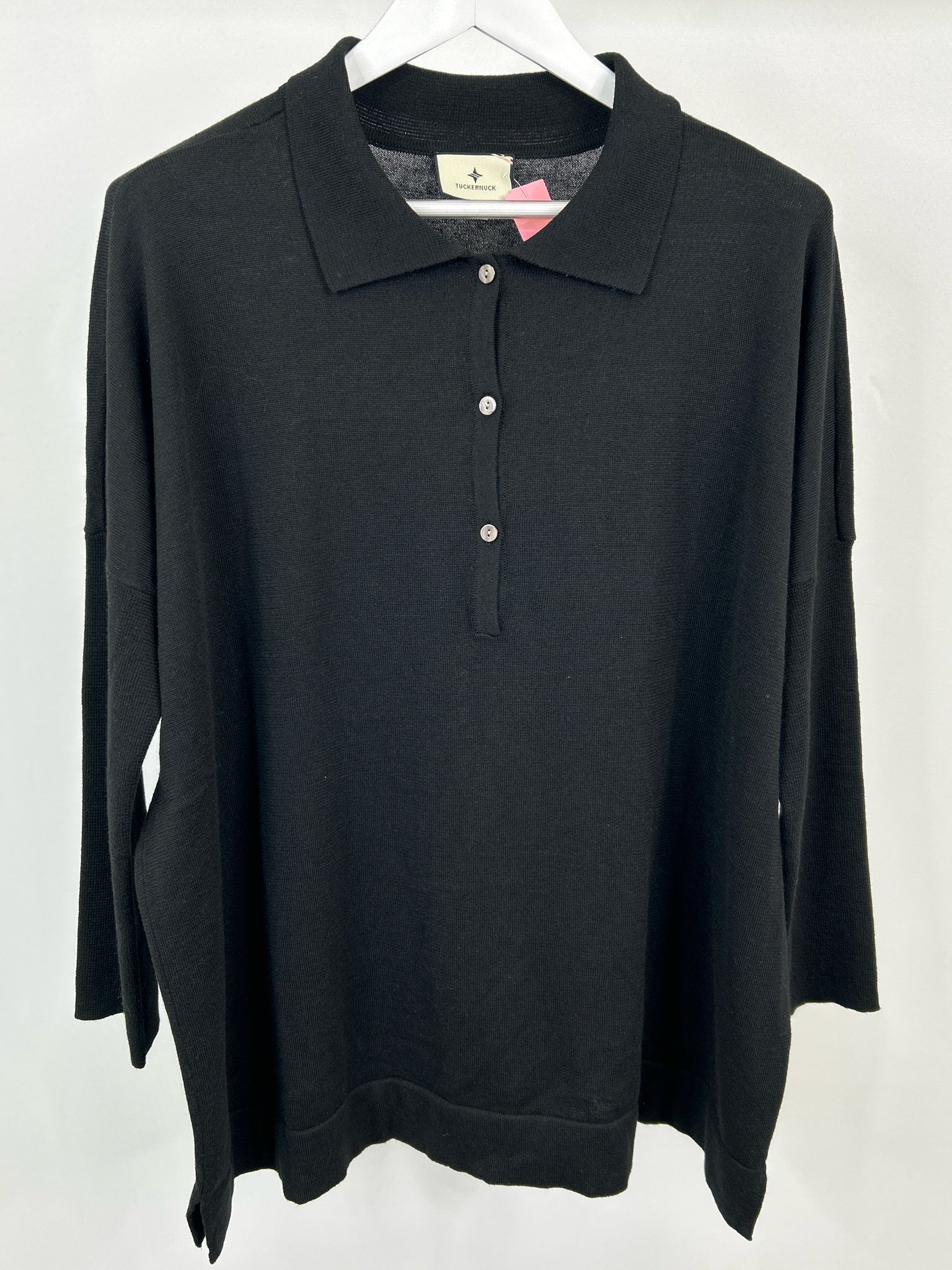 TUCKERNUCK Size XL/XXL Black Women Sweater