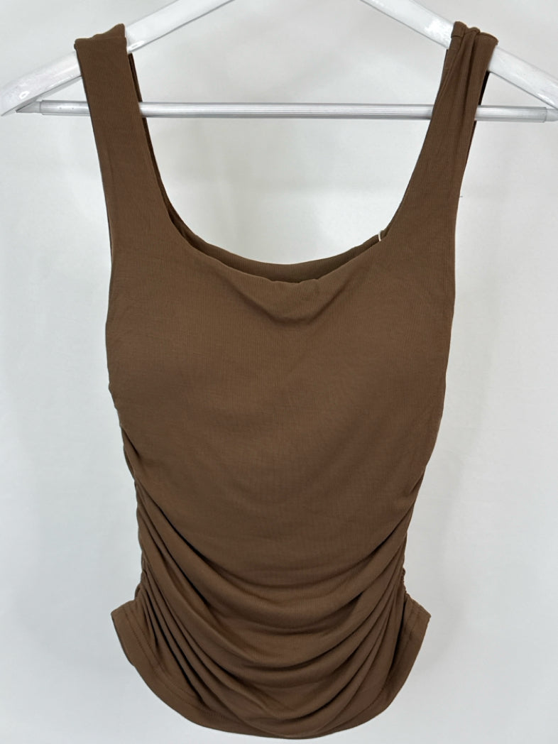 OGL Size S Brown Women Tank Top