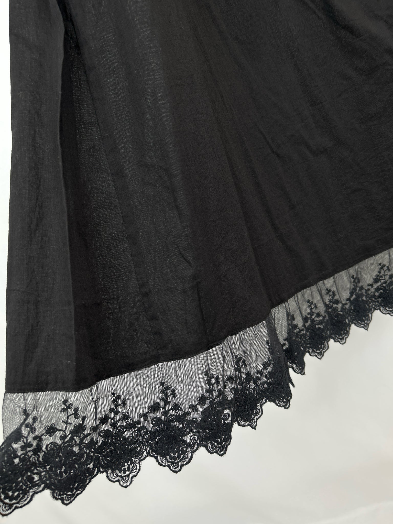 Hopeless Romantic Size L Black Women Skirt