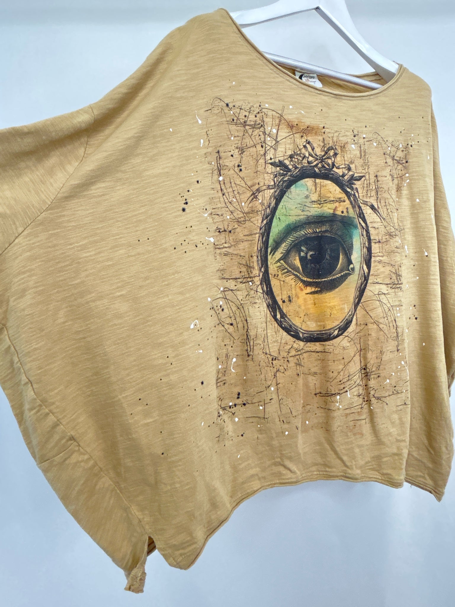 JADED GYPSY Size One Size Pale Yellow Women Top