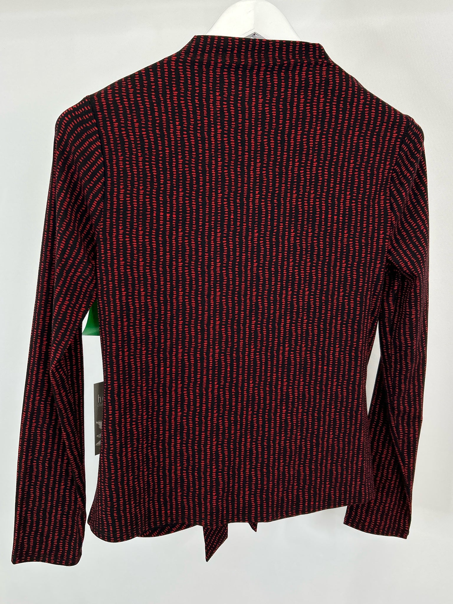 HABITAT Size S Red and Black Women Top NWT