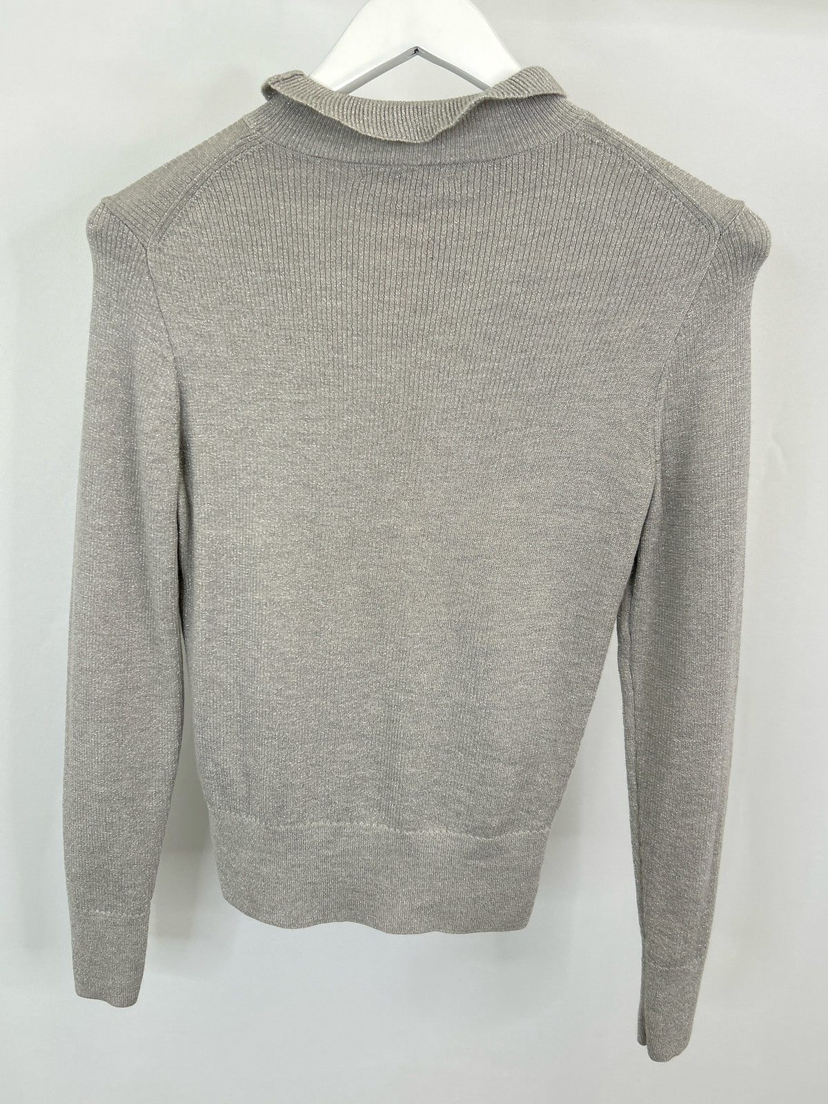 J.CREW Size S Silver Women Sweater