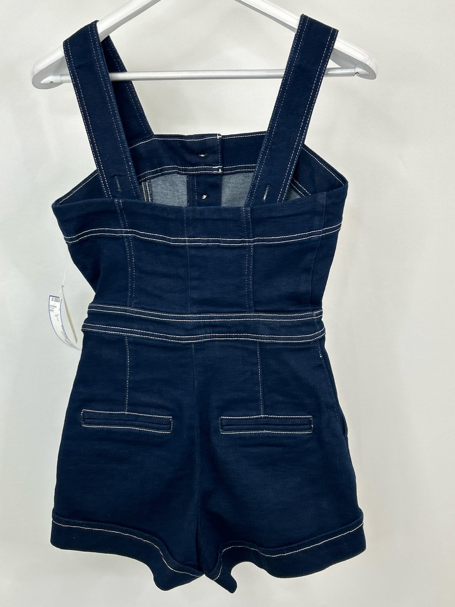 MAEVE Size 2 Blue Denim Women Romper NWT
