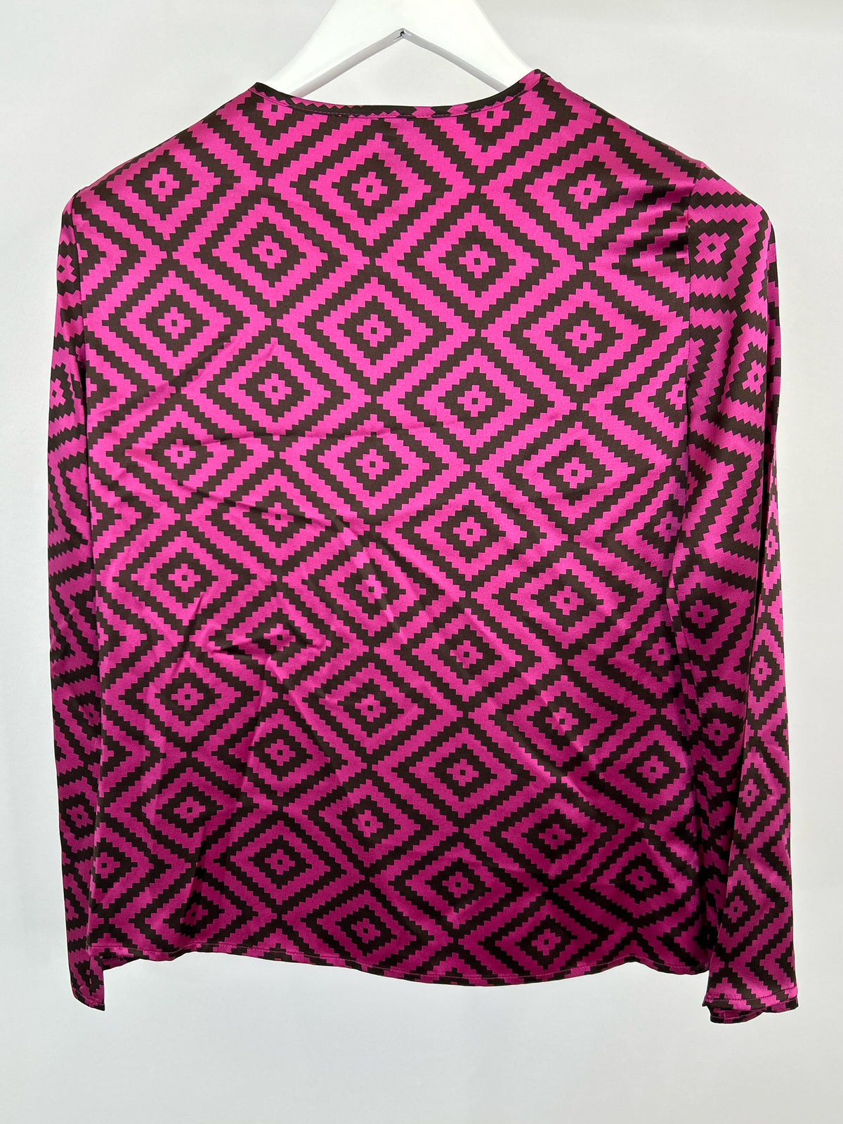 TORY BURCH Size 4 Purple & Brown Women Top