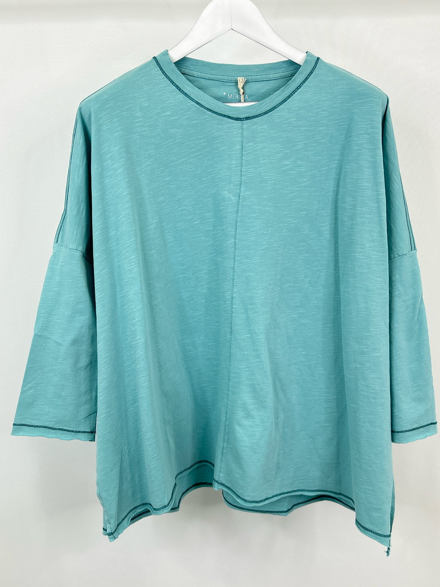MERSEA Size One Size light blue Women T-shirt