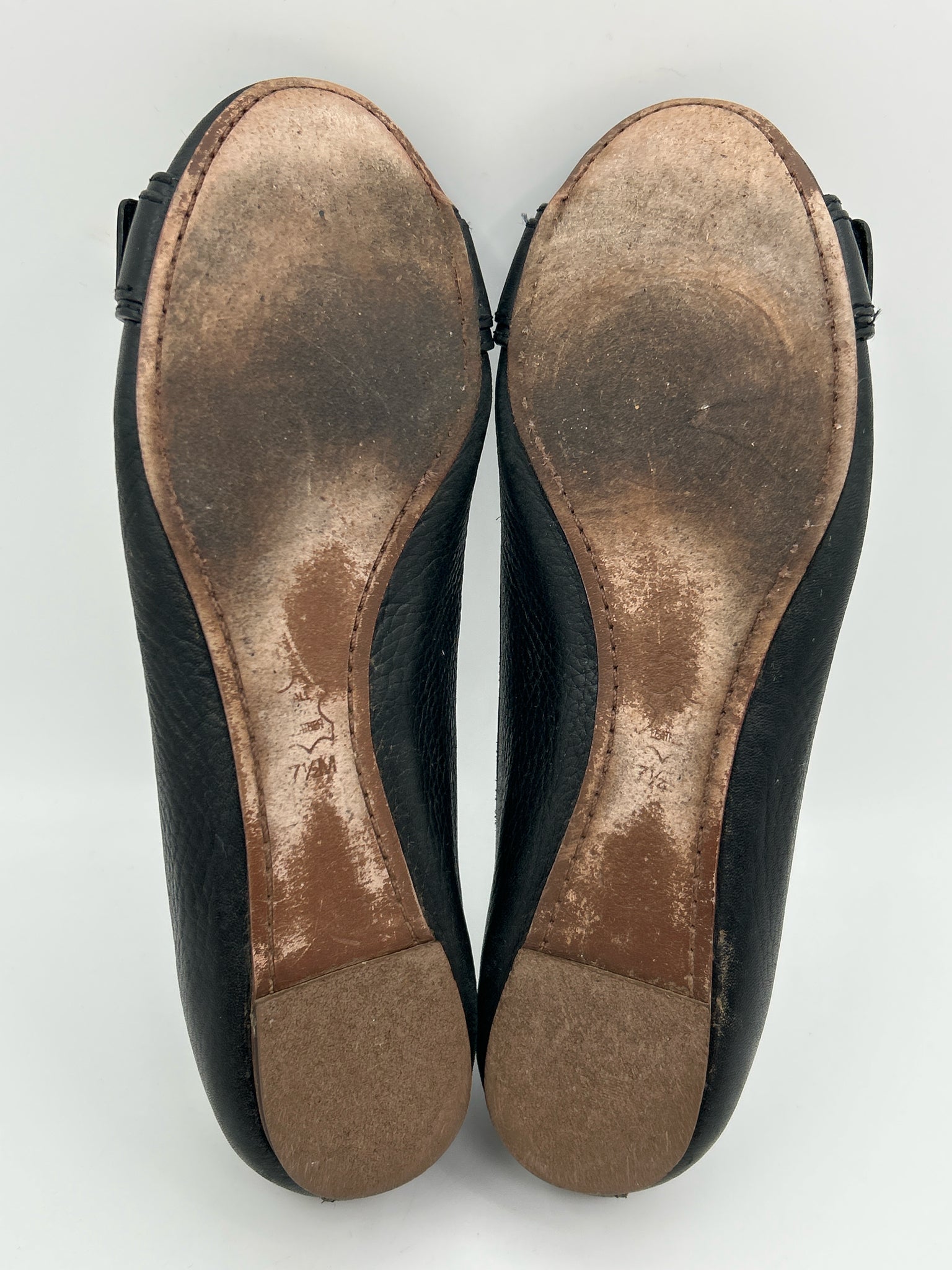 TORY BURCH Size 7.5M Black Women Flats