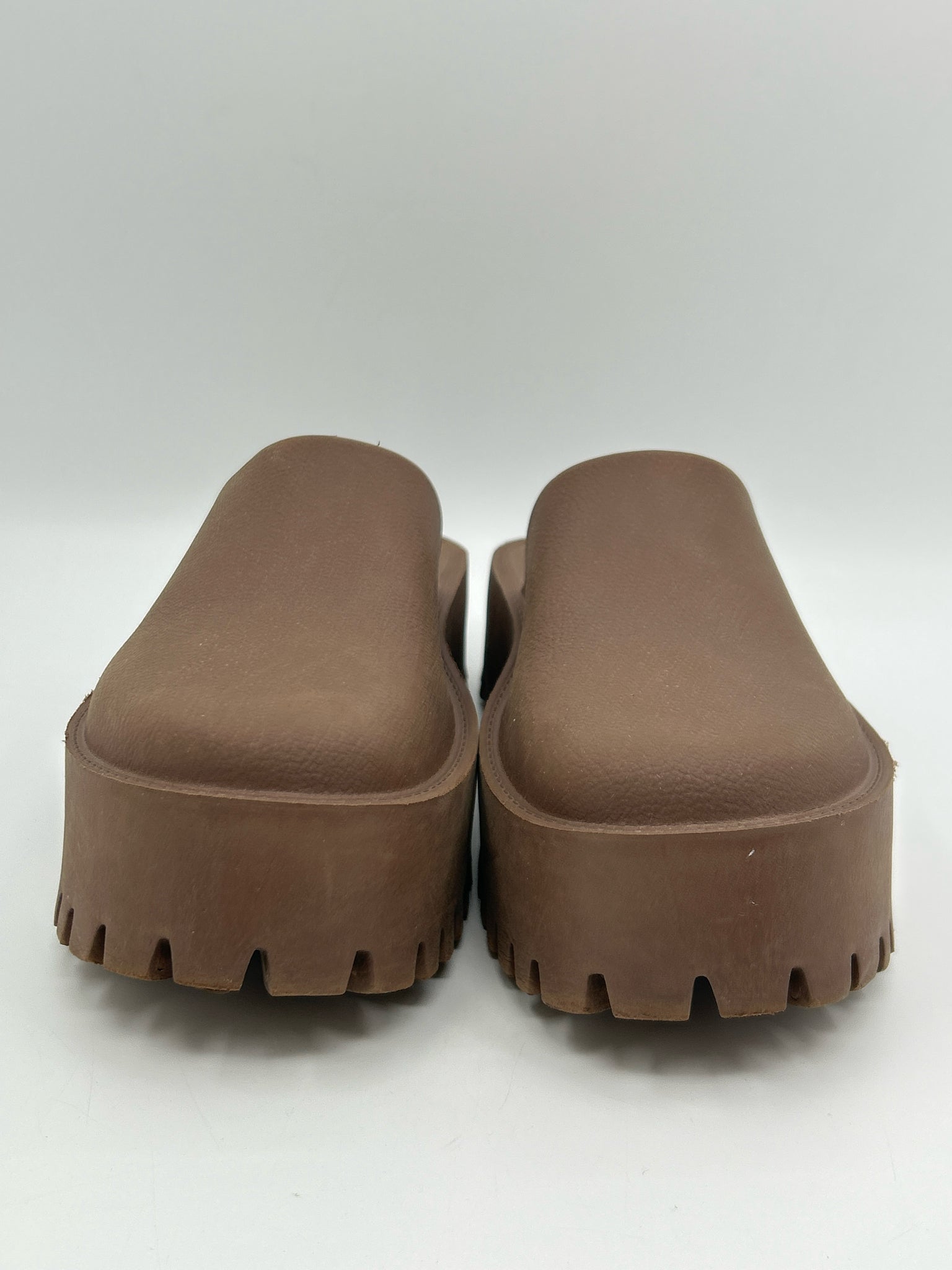JEFFREY CAMPBELL Size 8 Brown Women Clogs
