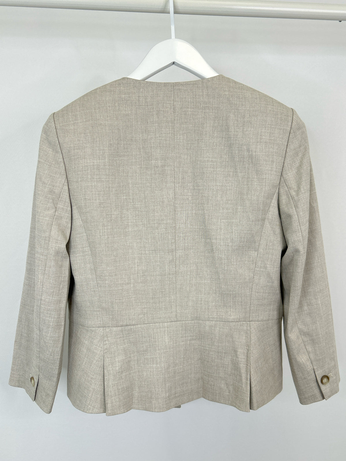 ANN TAYLOR Size 8 Light Beige Women Blazer