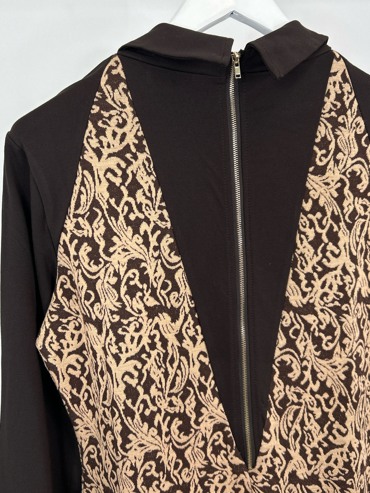 Kayla by Tally Taylor Size 16 Brown Print Women Dress