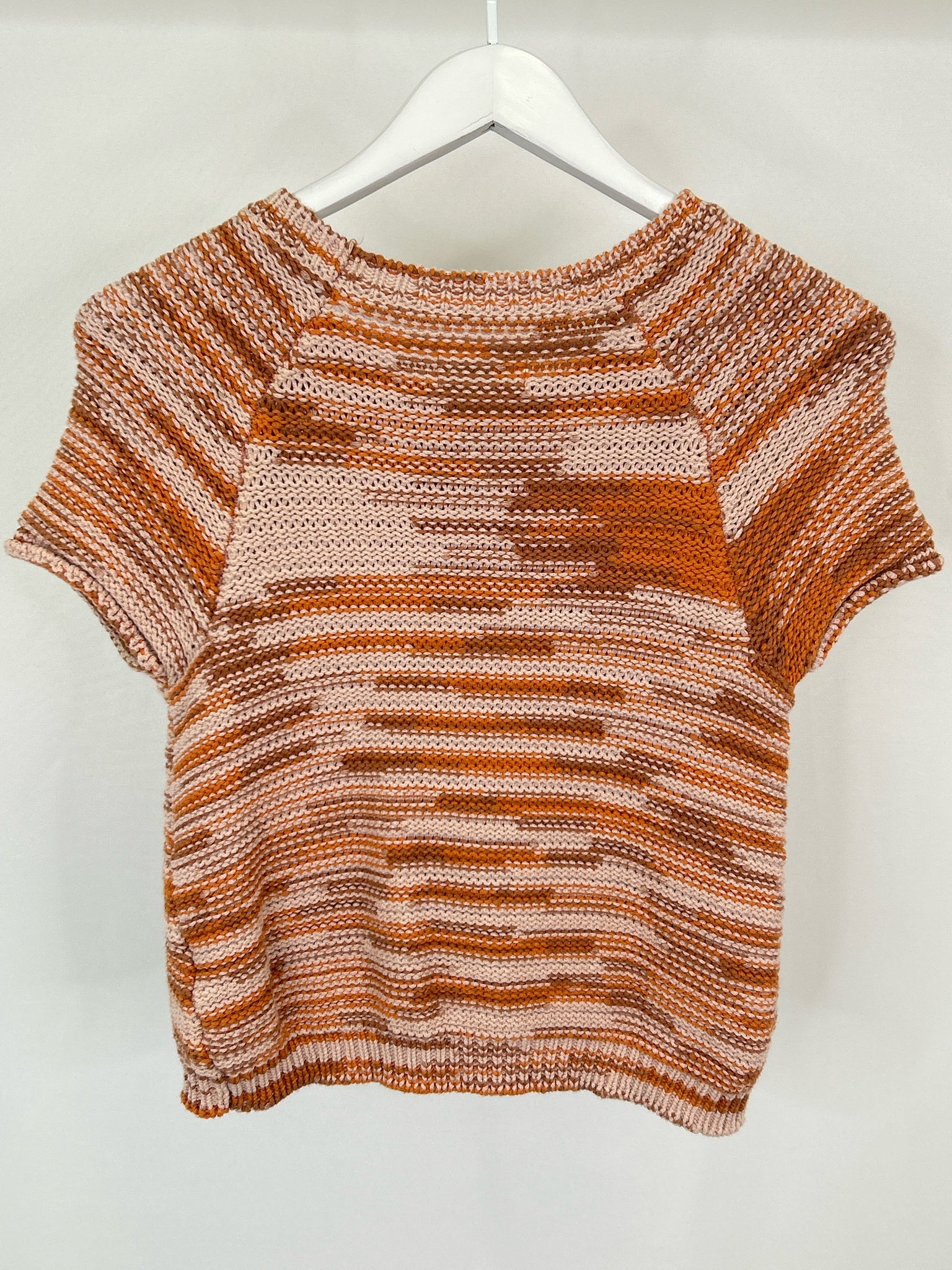 MAEVE Size XS Orange Print Women Sweater