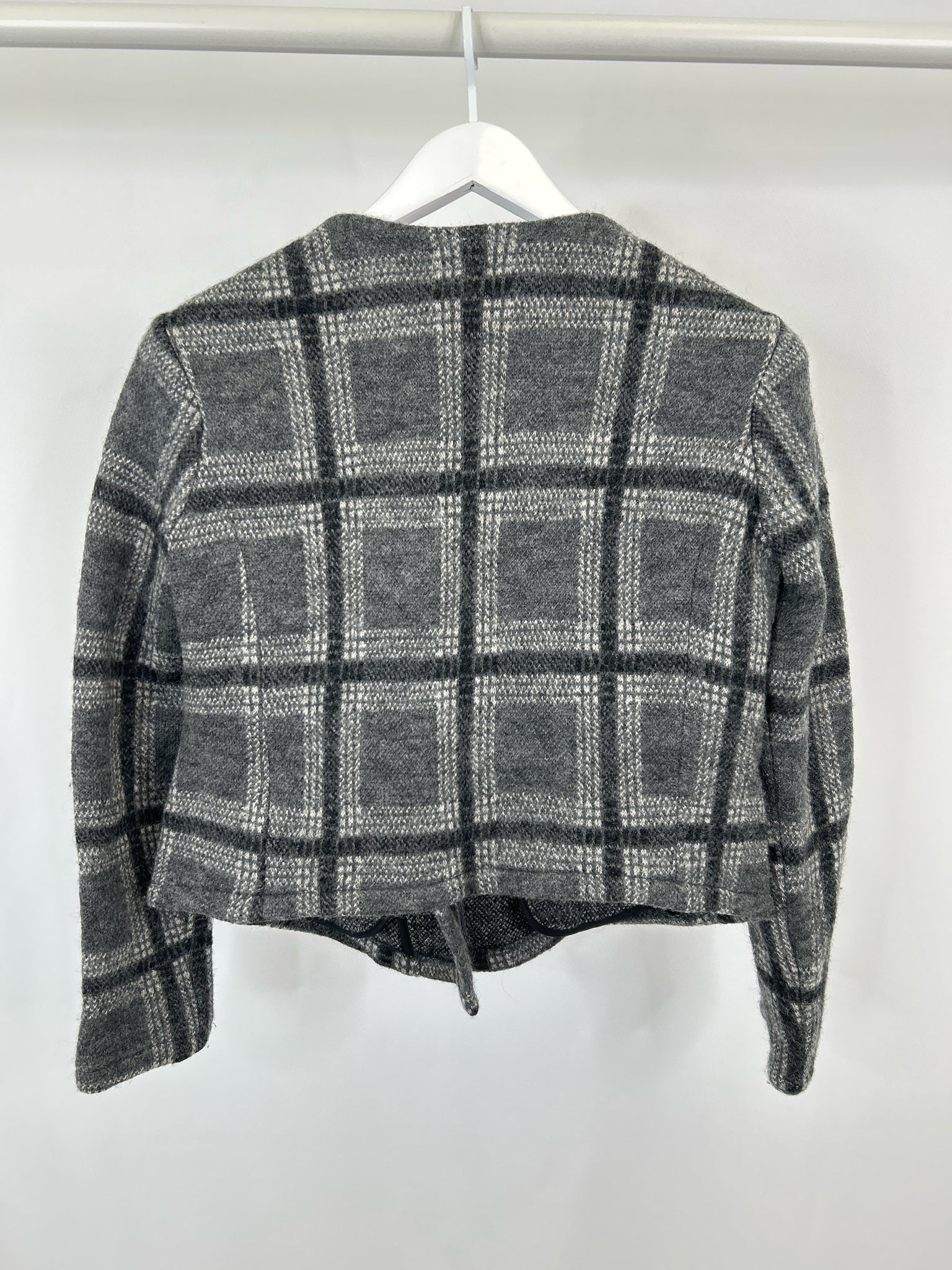 JOIE Size S Black and Grey Wool Blend Women Jacket