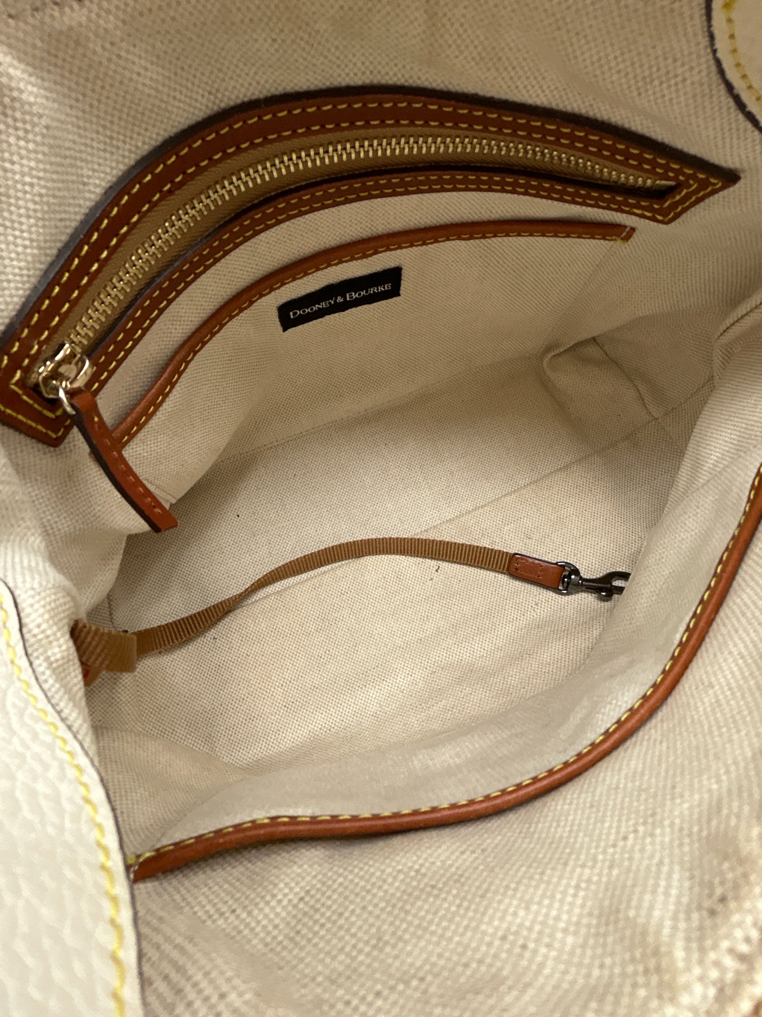 DOONEY & BOURKE Ivory and Tan Women Purse