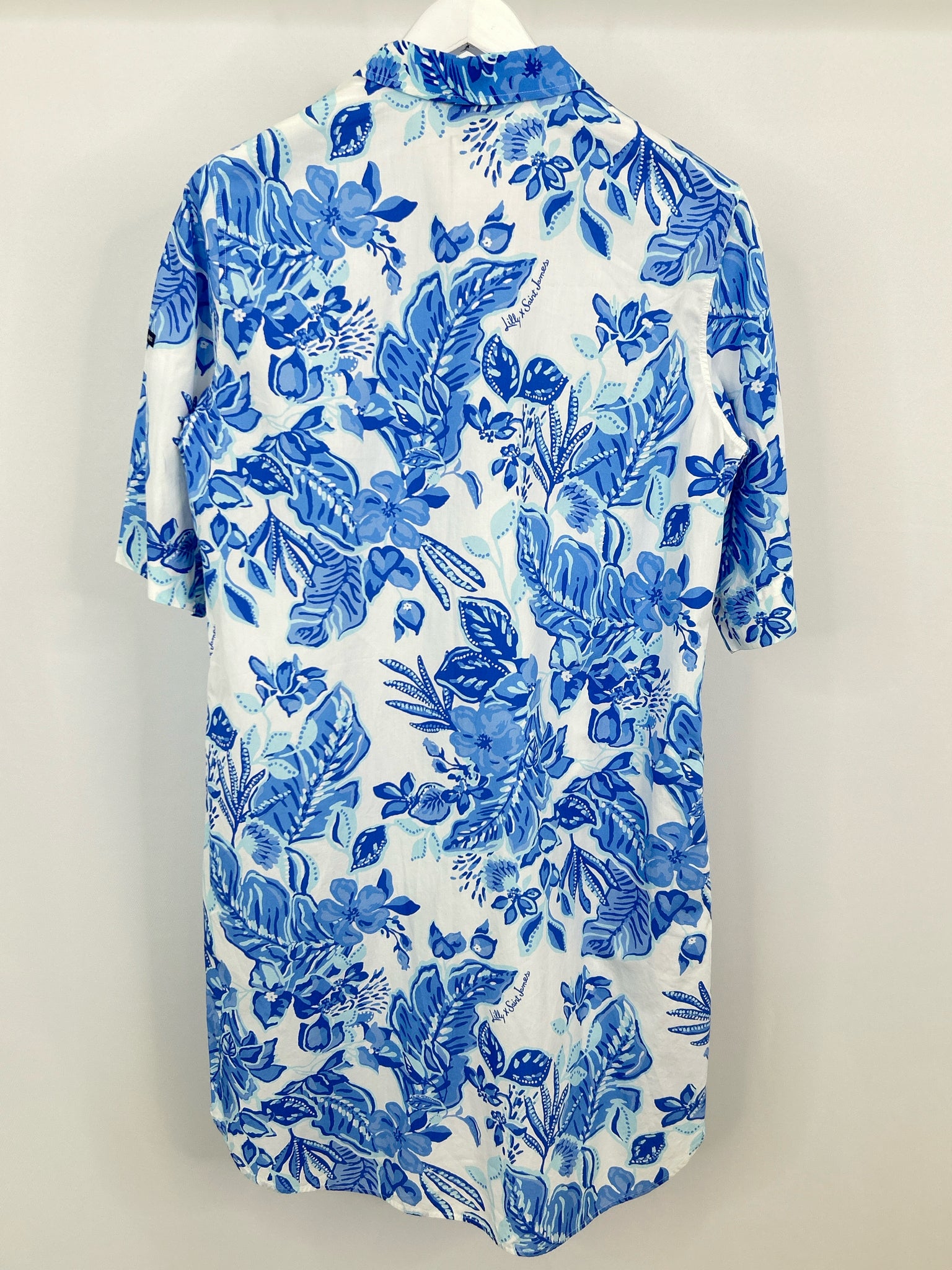LILLY PULITZER Size 10 Blue Print Women Dress
