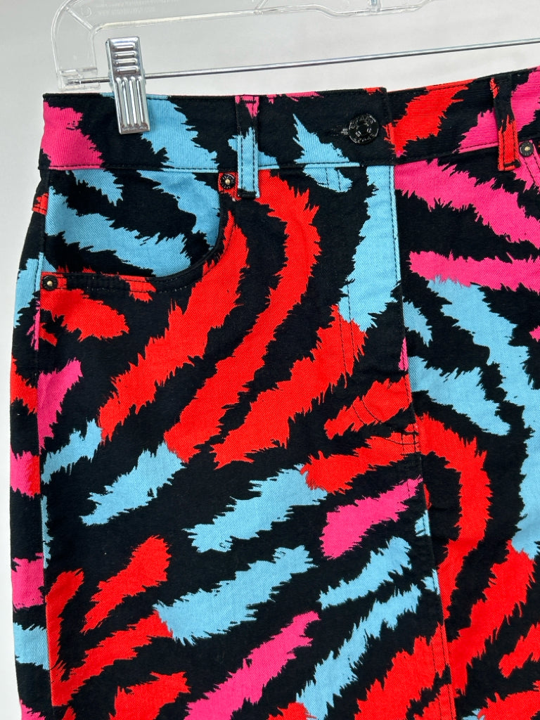 ESCADA SPORT EU Size 36 Black Print Women's Skirt