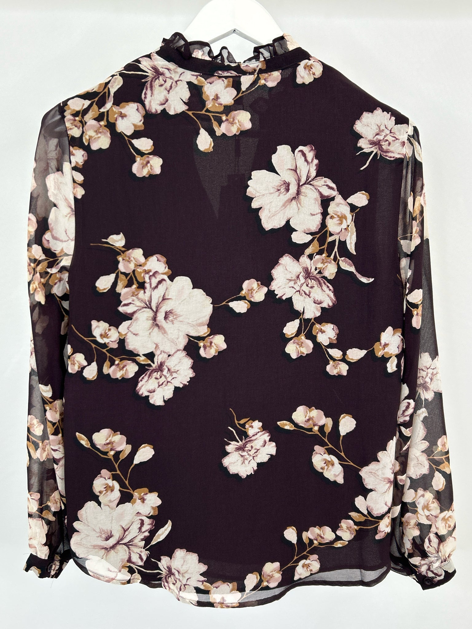 CHICO'S Size M EGGPLANT Women Blouse