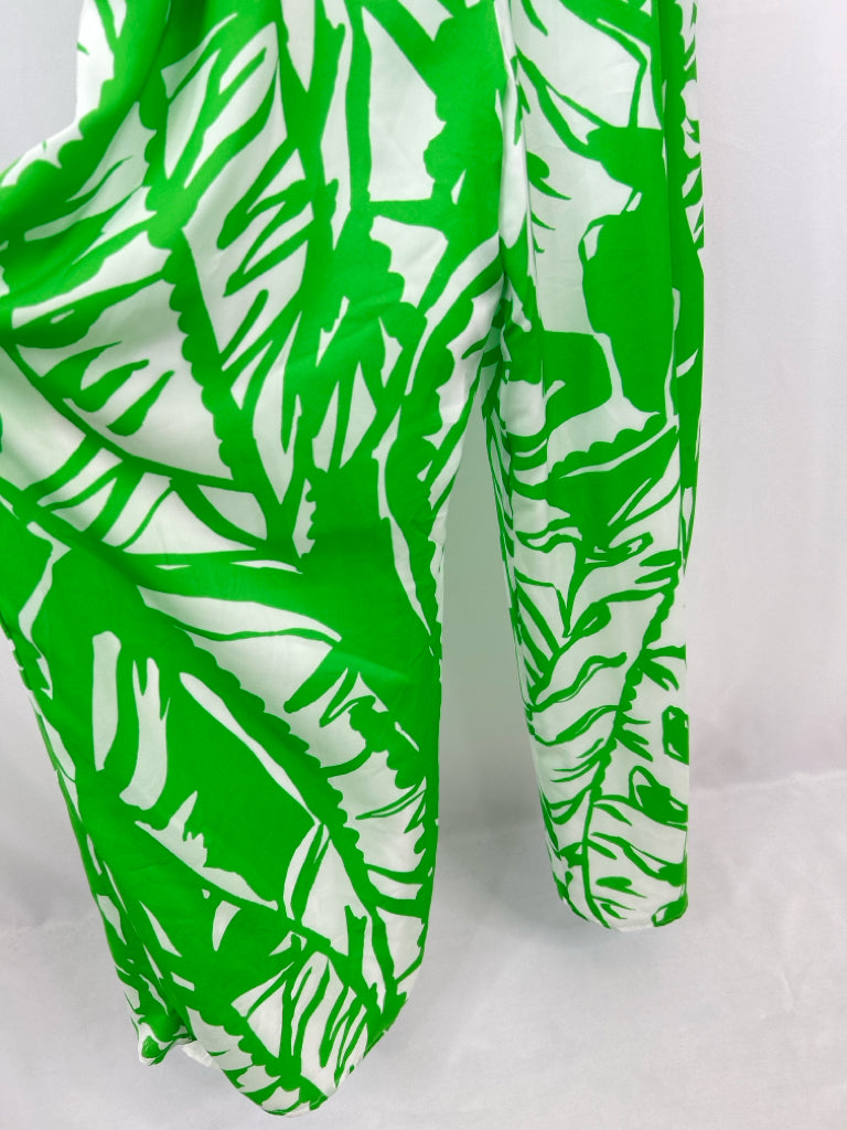 LILLY PULITZER FOR TARGET Size XL GREEN AND WHITE Women's Jumpsuit