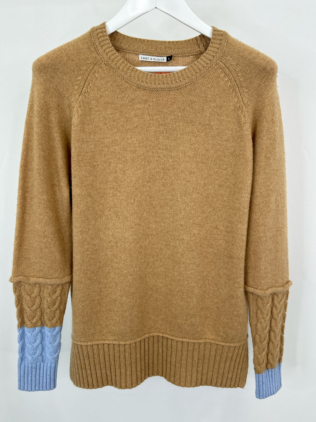 Zaket & Plover Size S Tan Women Sweater