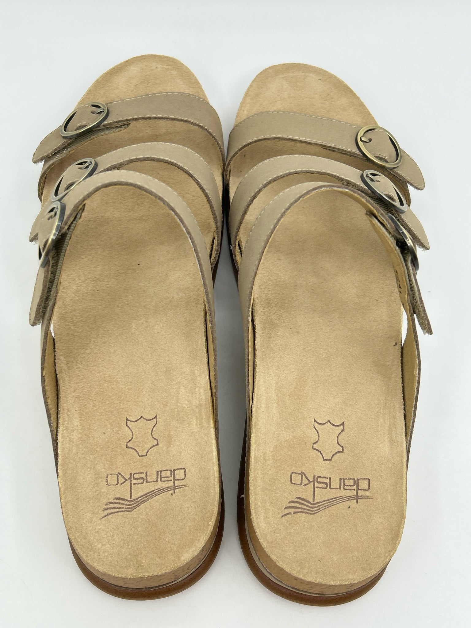 DANSKO Size 41/10.5-11 Sand Women Sandal