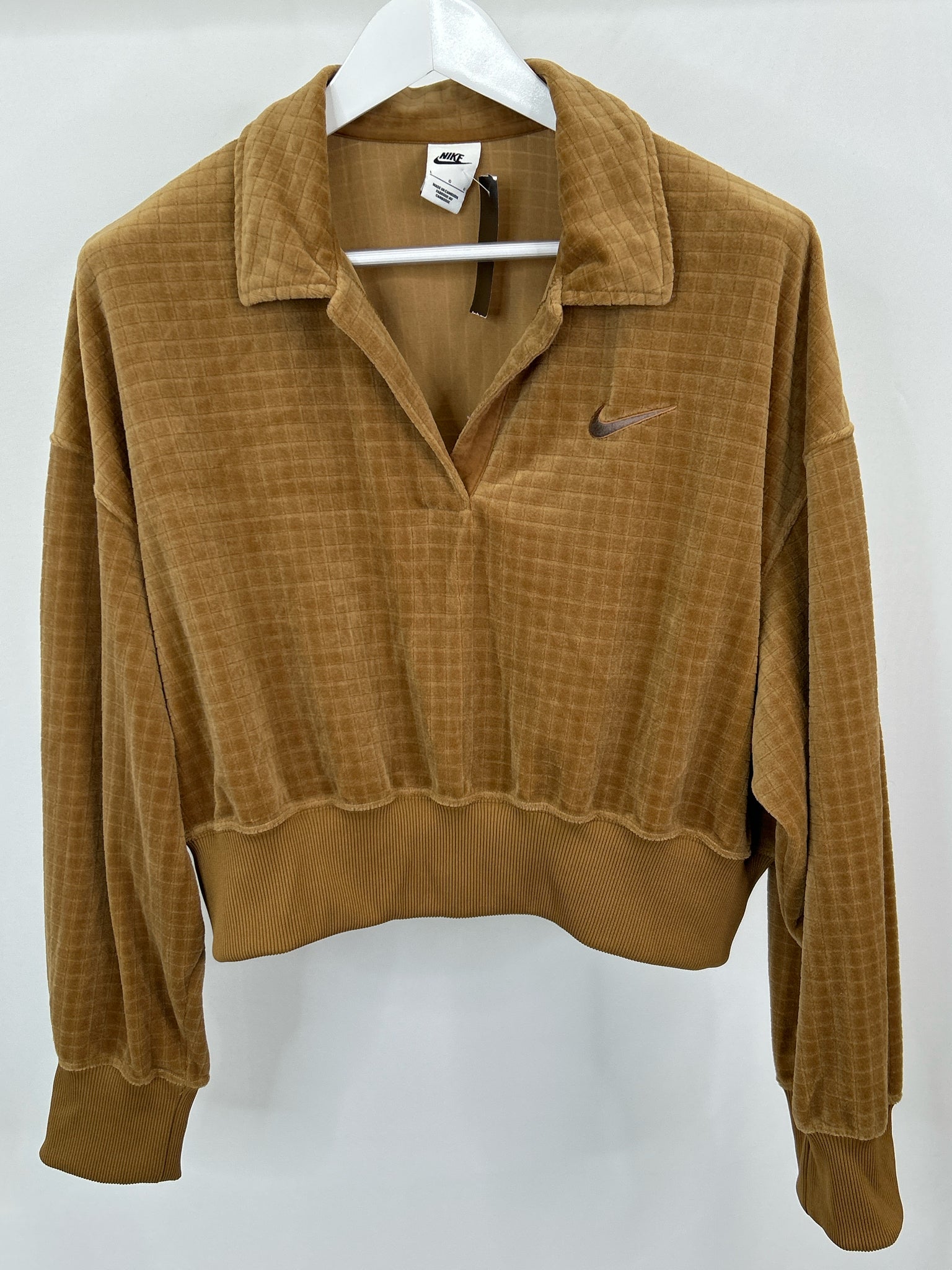 NIKE Size L Brown Women 2-Piece w/Pants