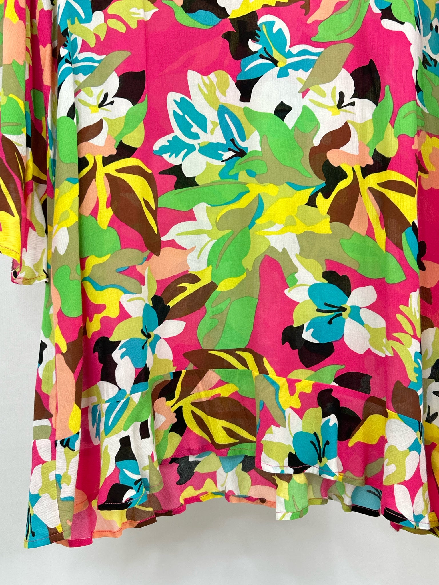 Anne Cole Size L/XL Pink and Green Women Dress NWT
