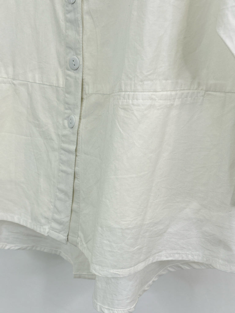 SNAPDRAGON & TWIG Women Size XL White Shirt NWT