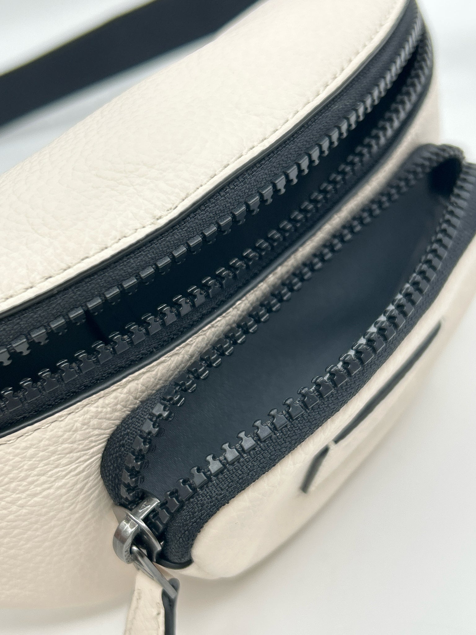 Coach Ivory Women Belt Bag Purse