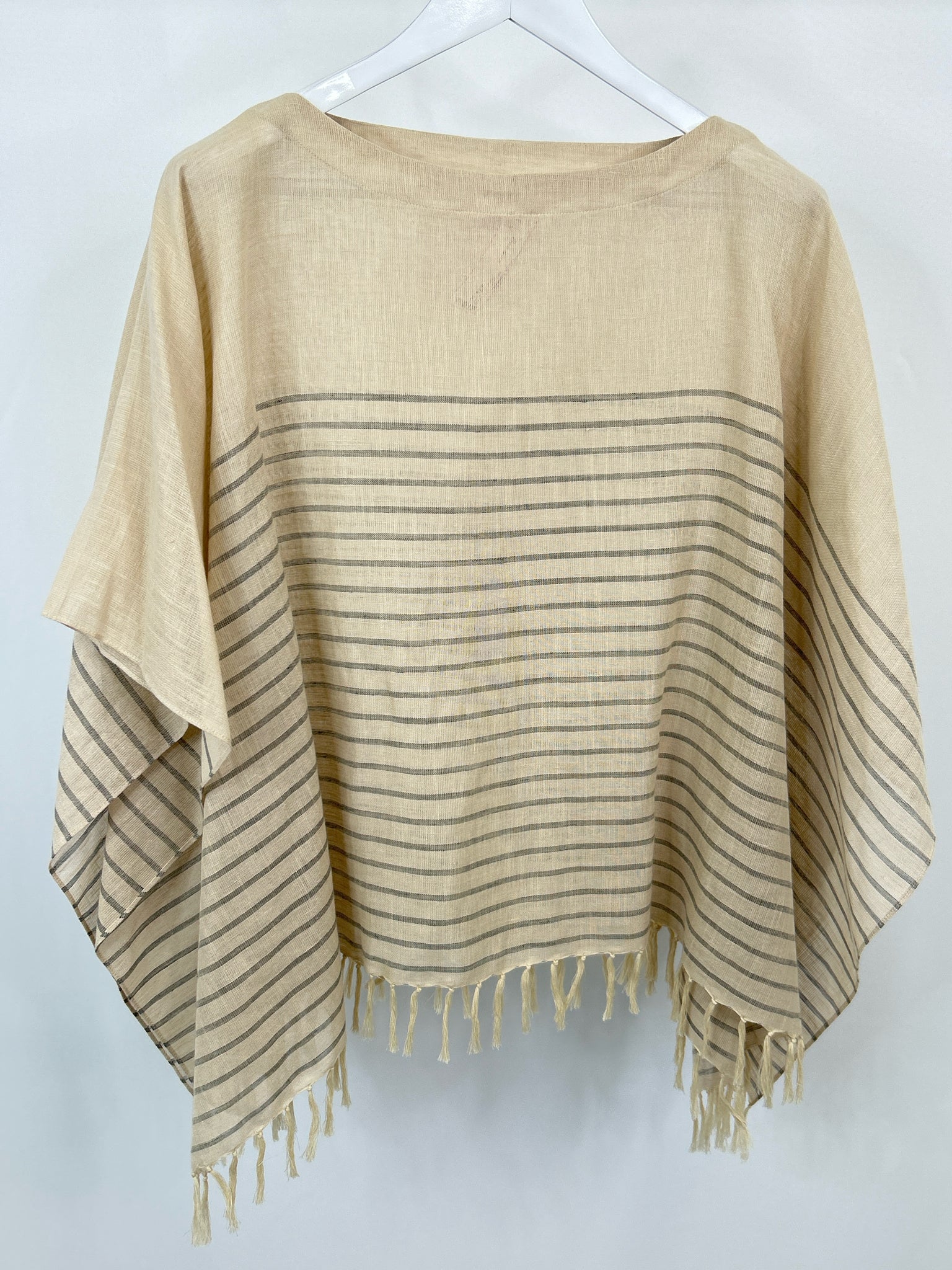 PURE JILL Size One Size Beige striped Women Top