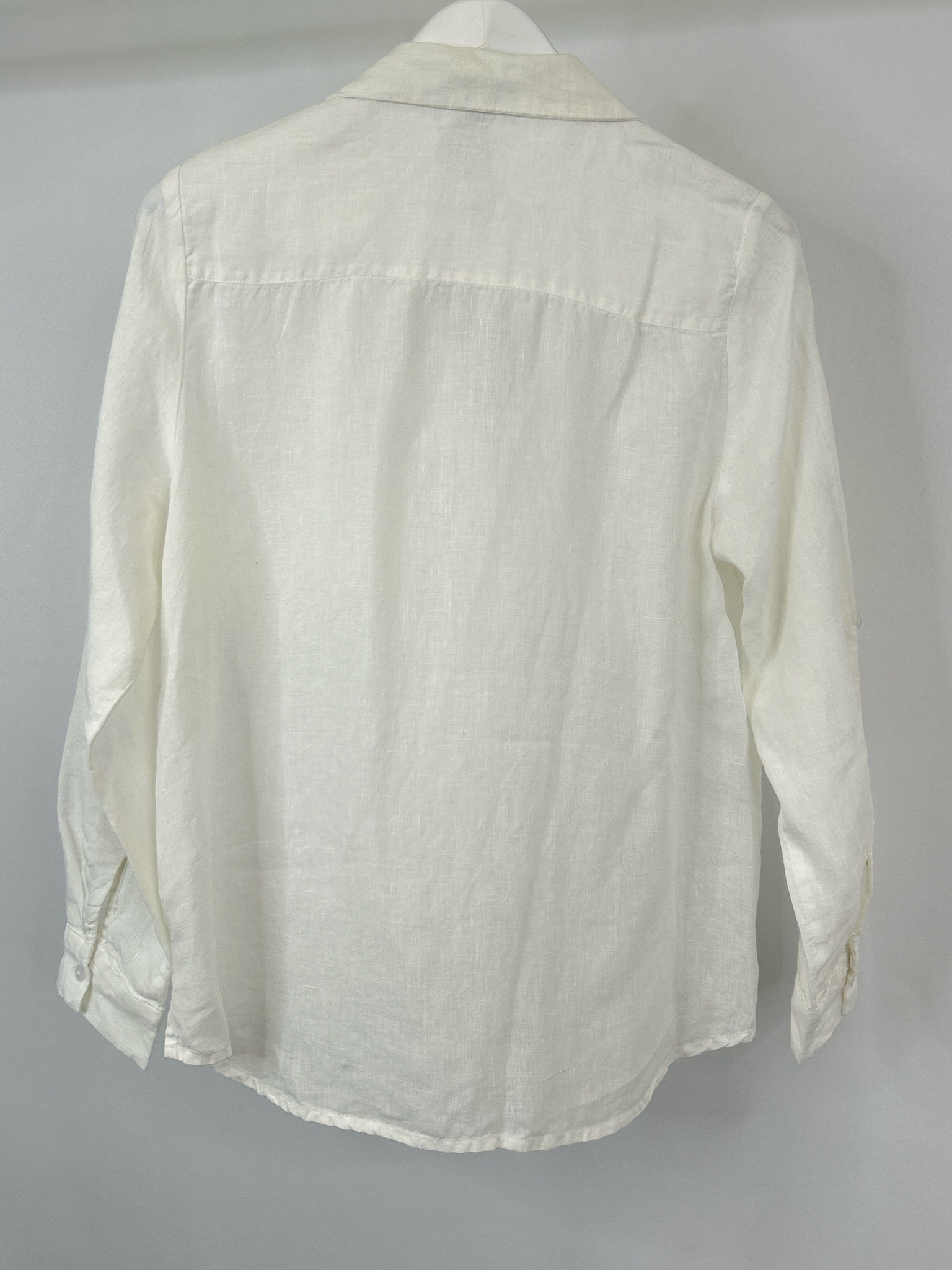 Manor Size L White Women Shirt