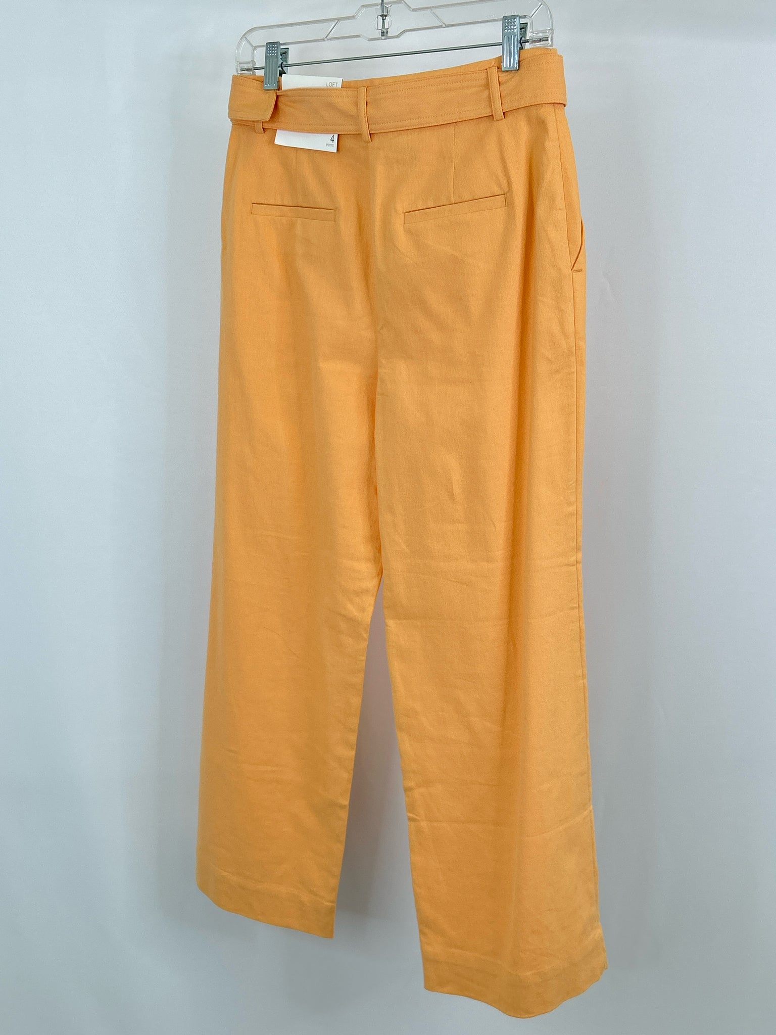 LOFT Size 4P Orange Women Pants NWT