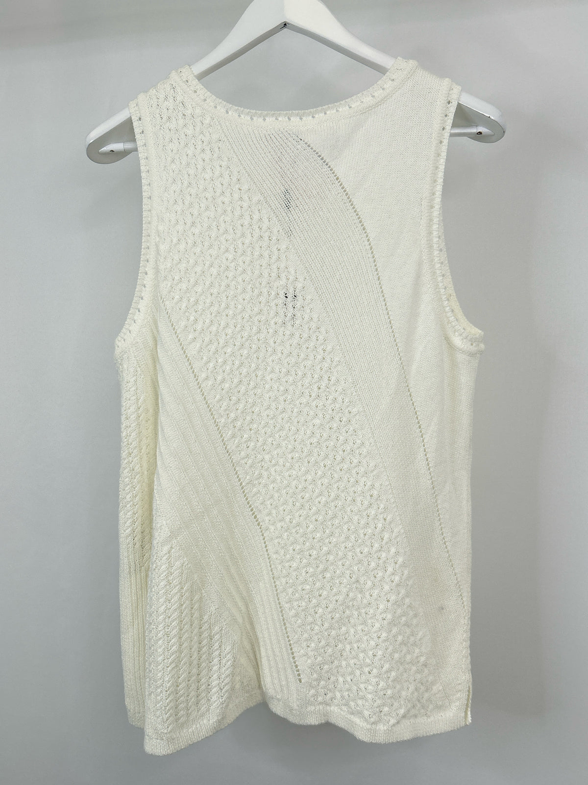 CHICO'S Size XL White Women Tank Top Sweater NWT