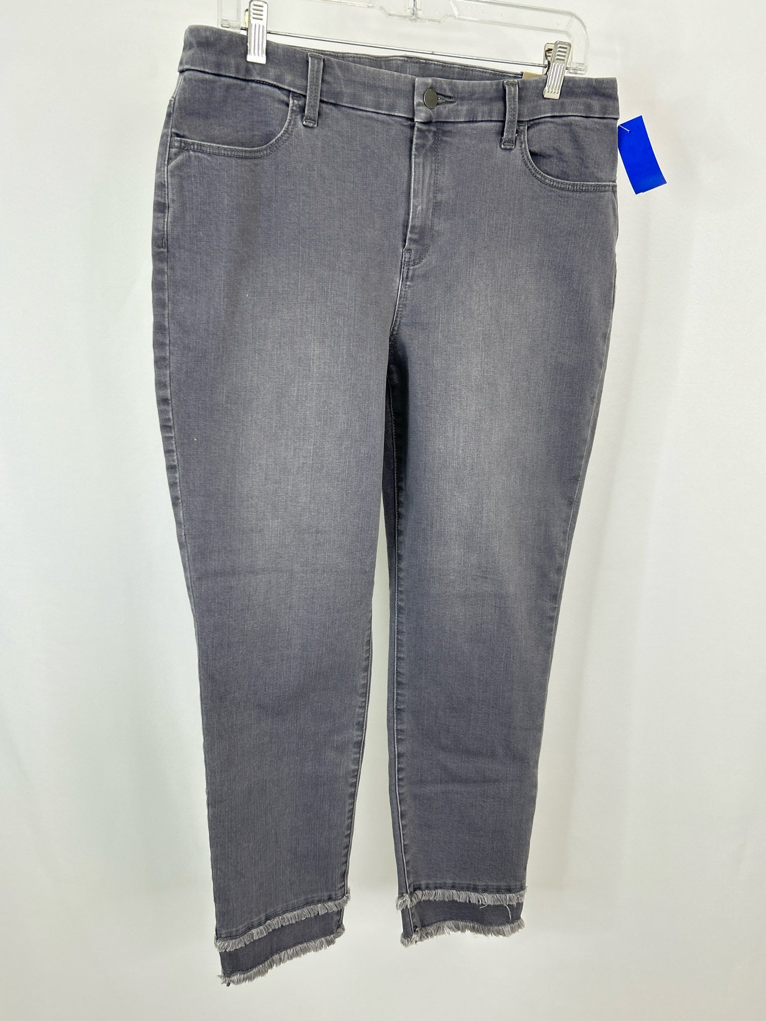 CHICO'S Size 10 Gray Denim Women Jeans NWT