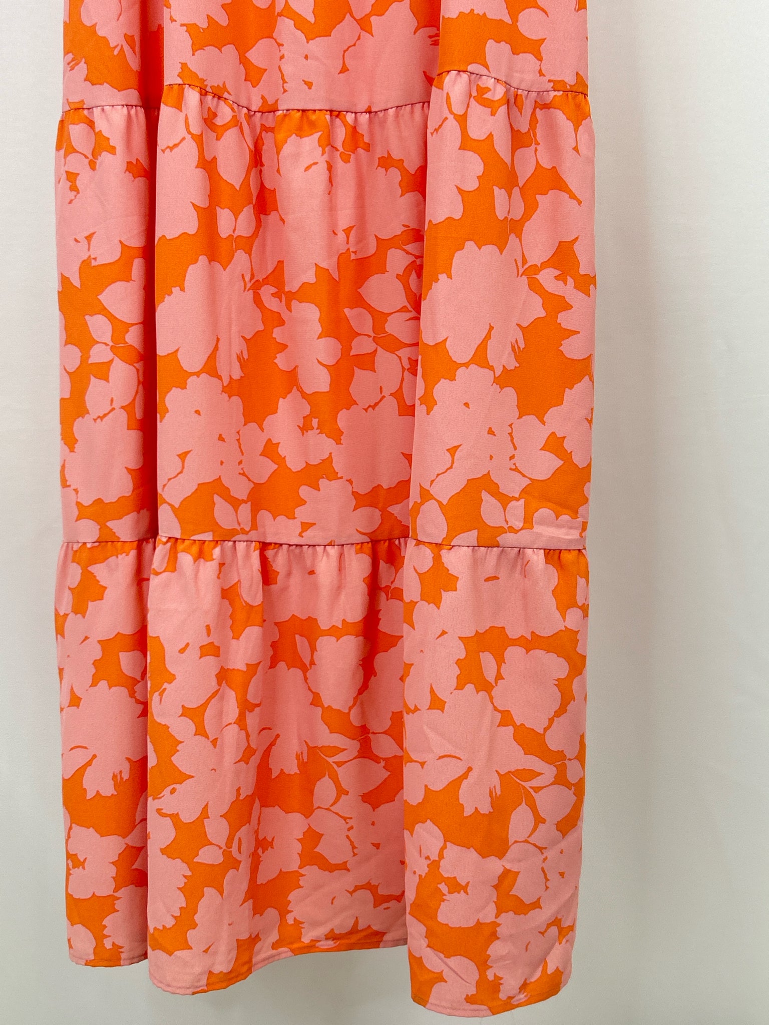 Social Standard Size XXL Coral & Pink Women Dress