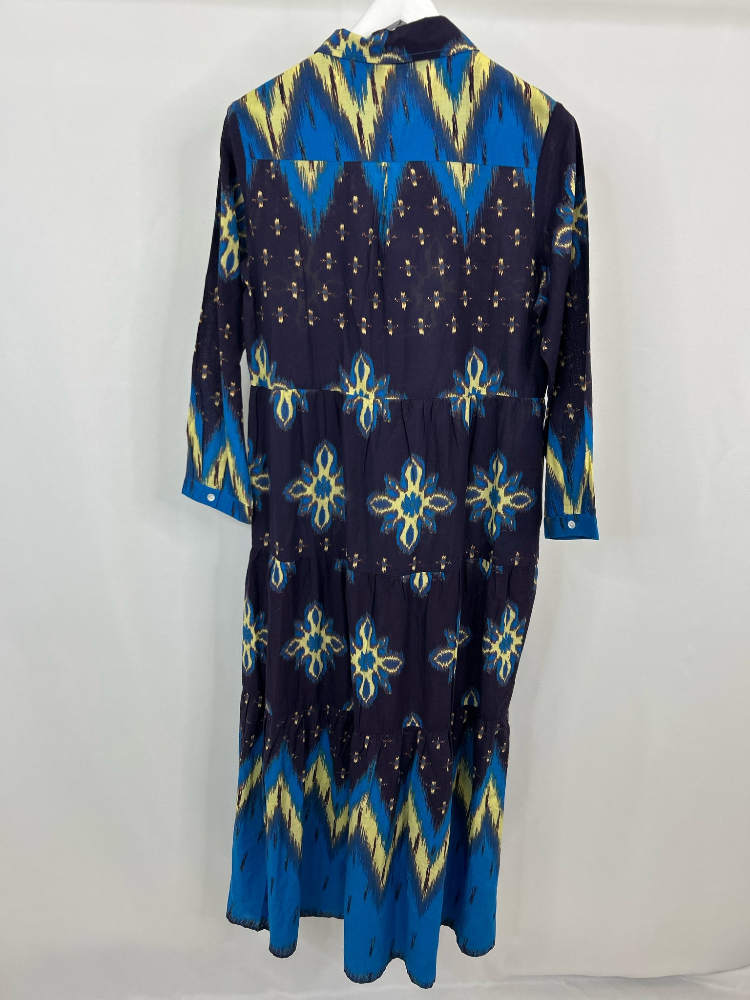BE BOHO Size M Navy Print Women Dress NWT