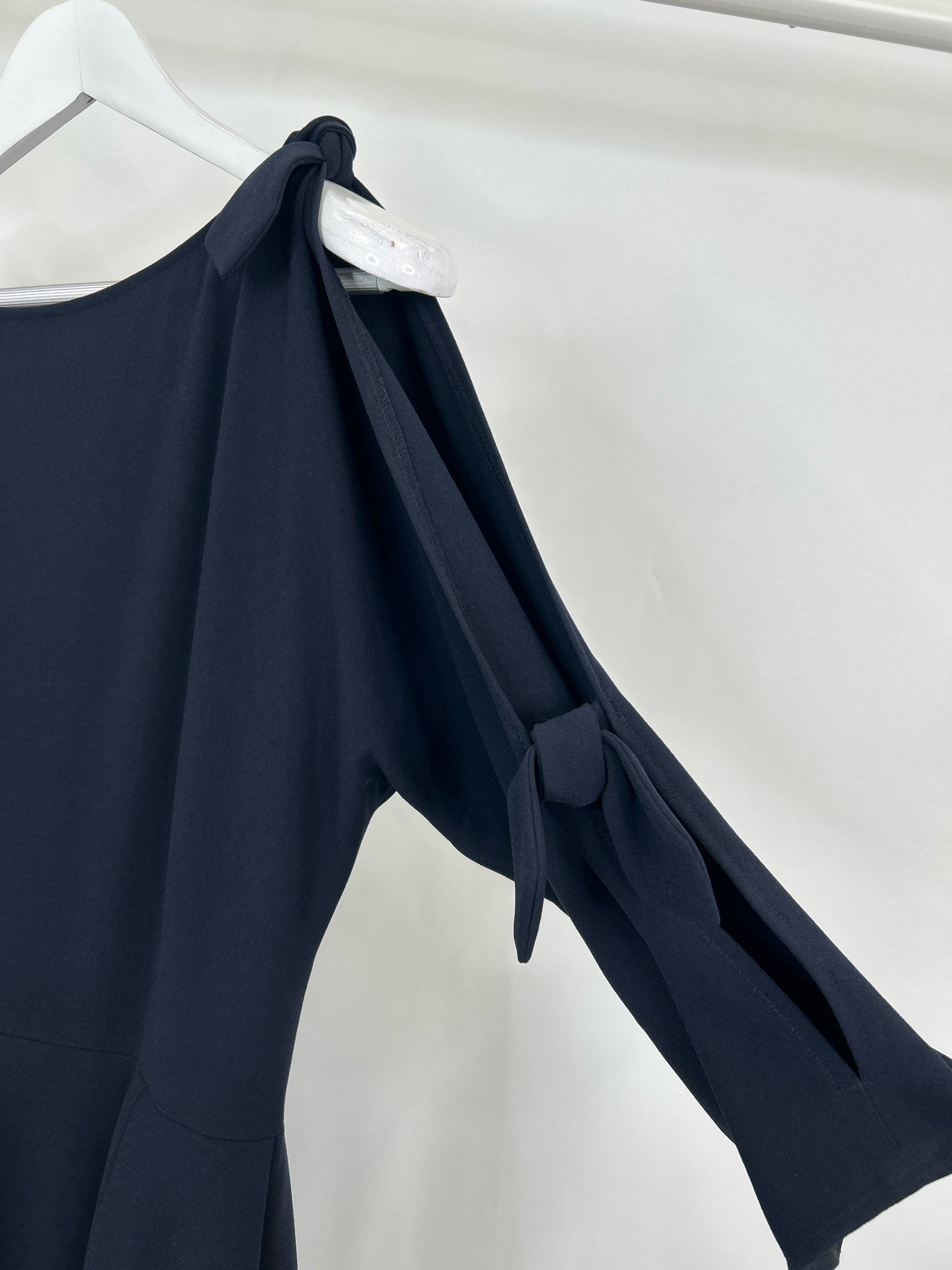 RICKIE FREEMAN TERI JON Size 12 Navy Women Dress