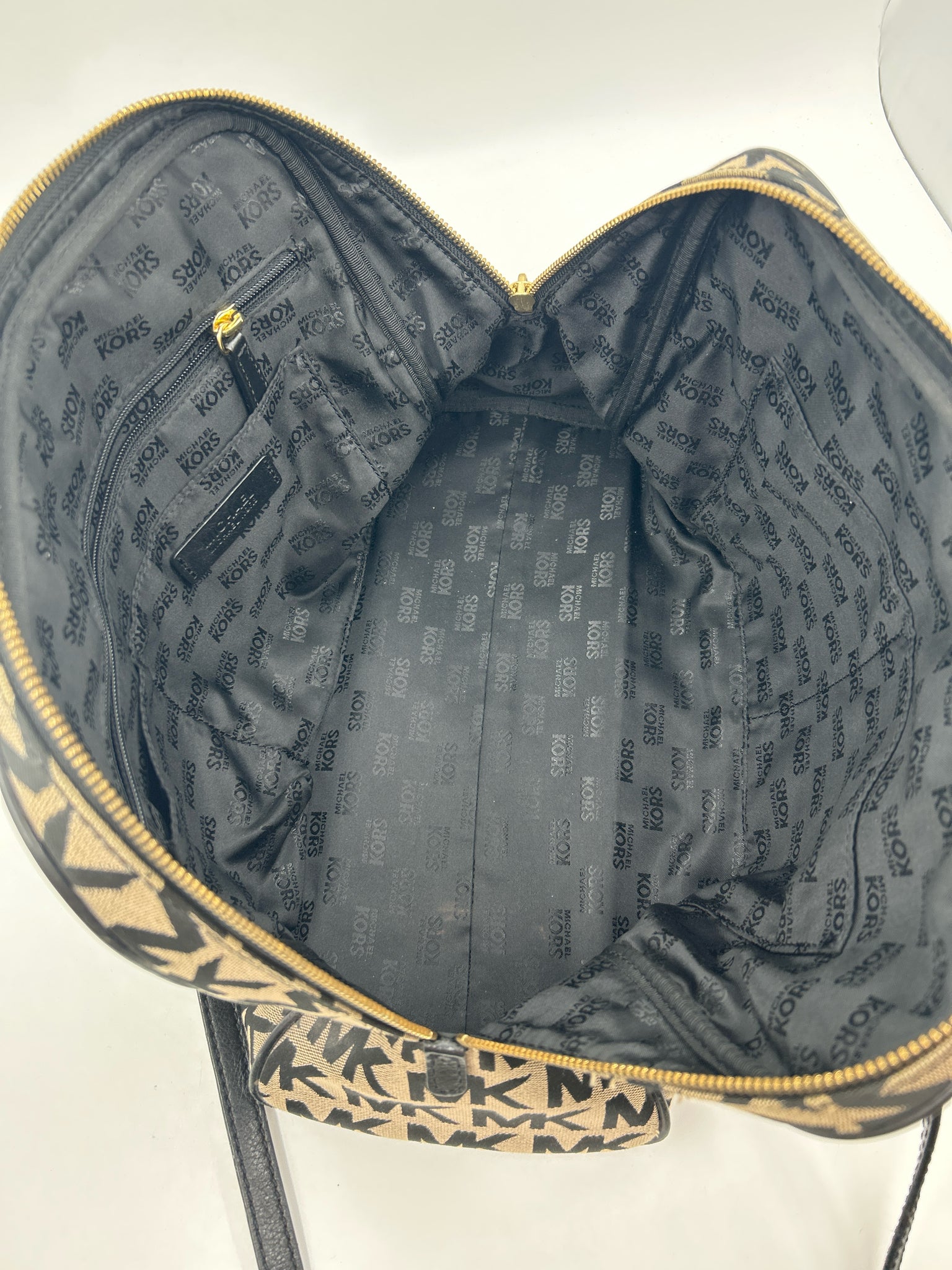 MICHAEL MICHAEL KORS Grey & Black Women Purse