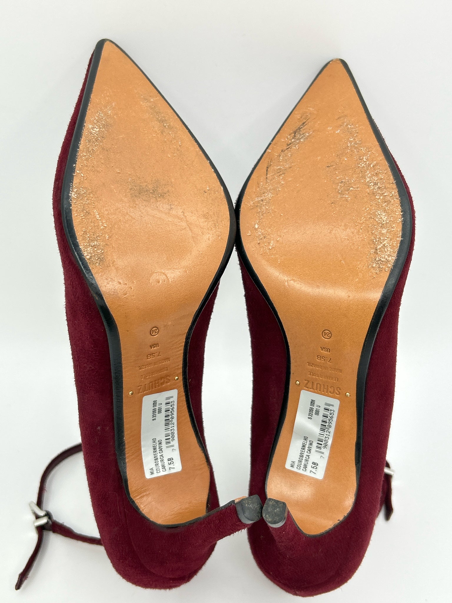 SCHUTZ Size 7.5B WINE Women Pumps
