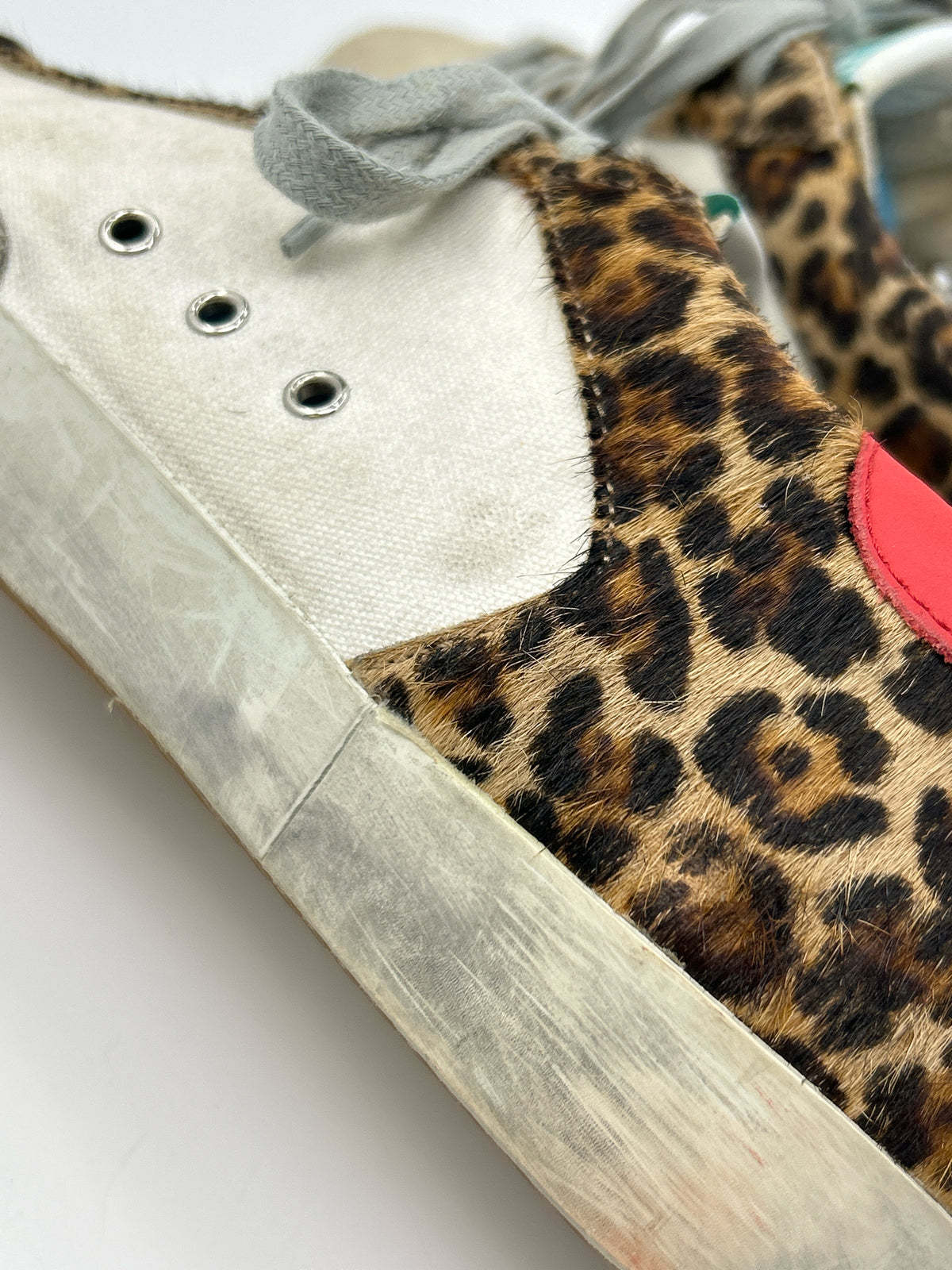 GOLDEN GOOSE Size 38 Animal Print Women Sneakers