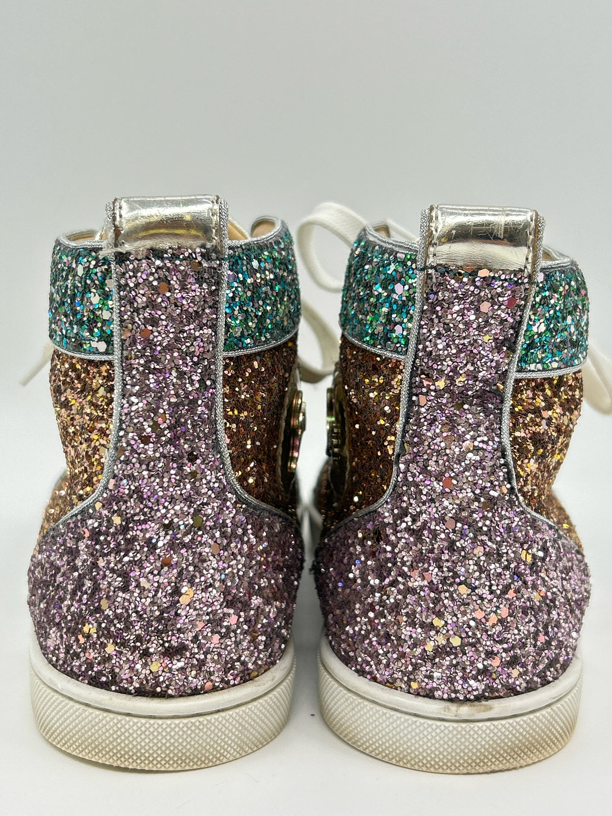 CHRISTIAN LOUBOUTIN Size 39.5 Gold Women Sneakers