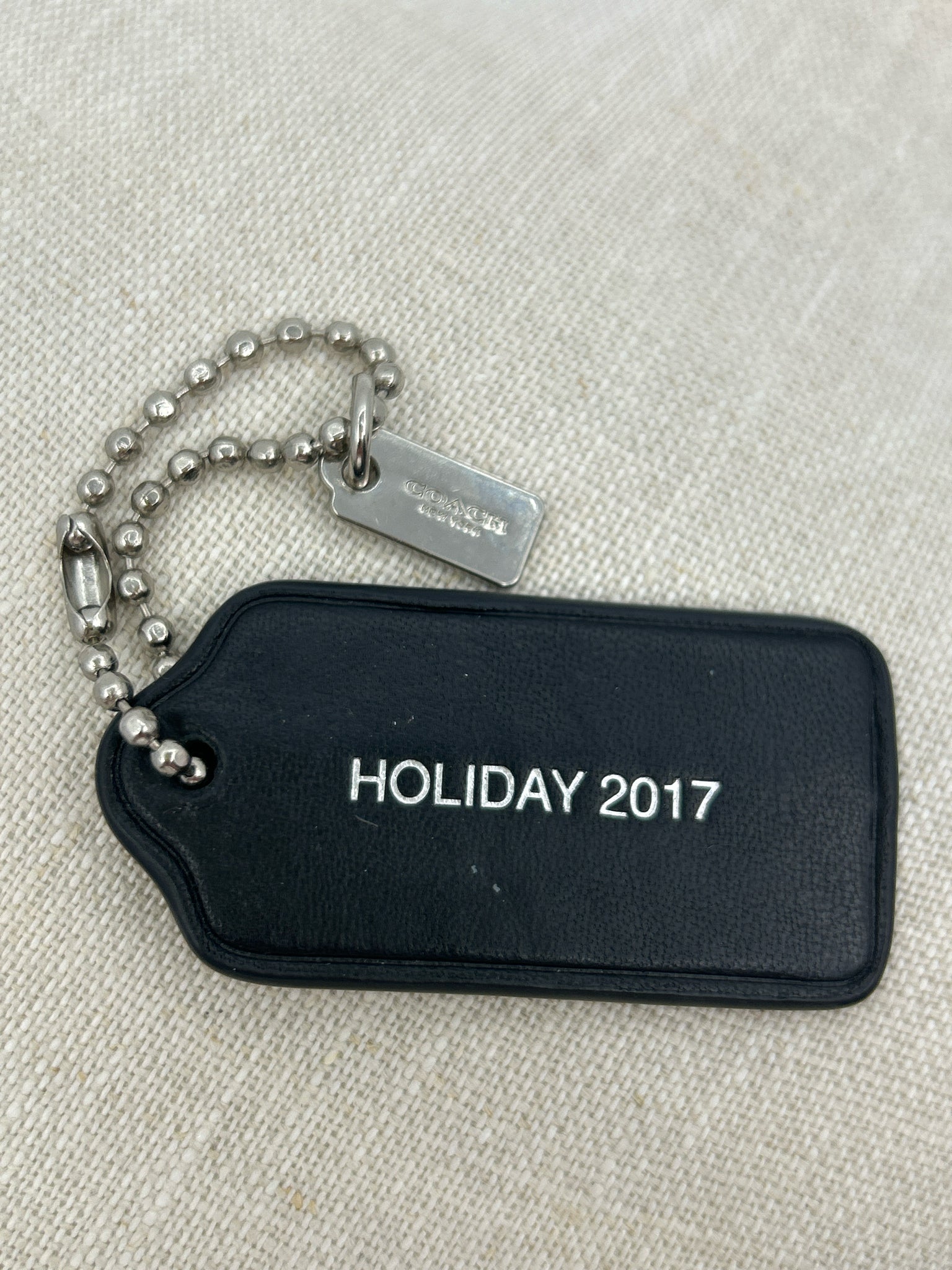 Coach Black Bag Charm