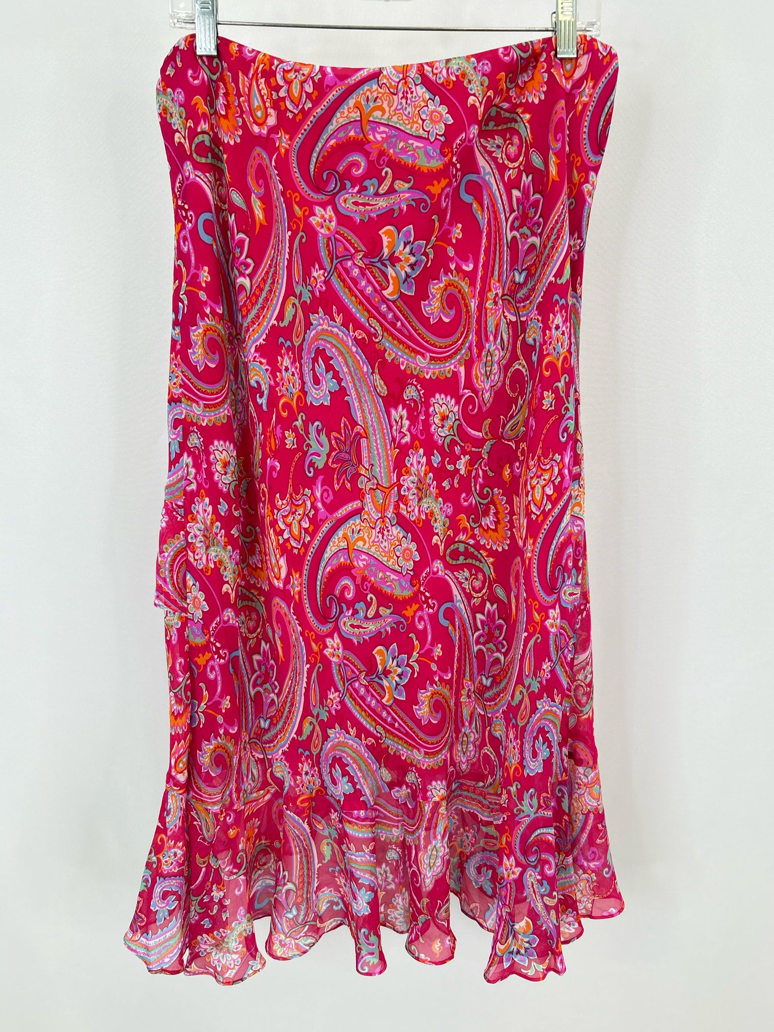 Lauren Ralph Lauren Size 14 pink paisley Women Skirt