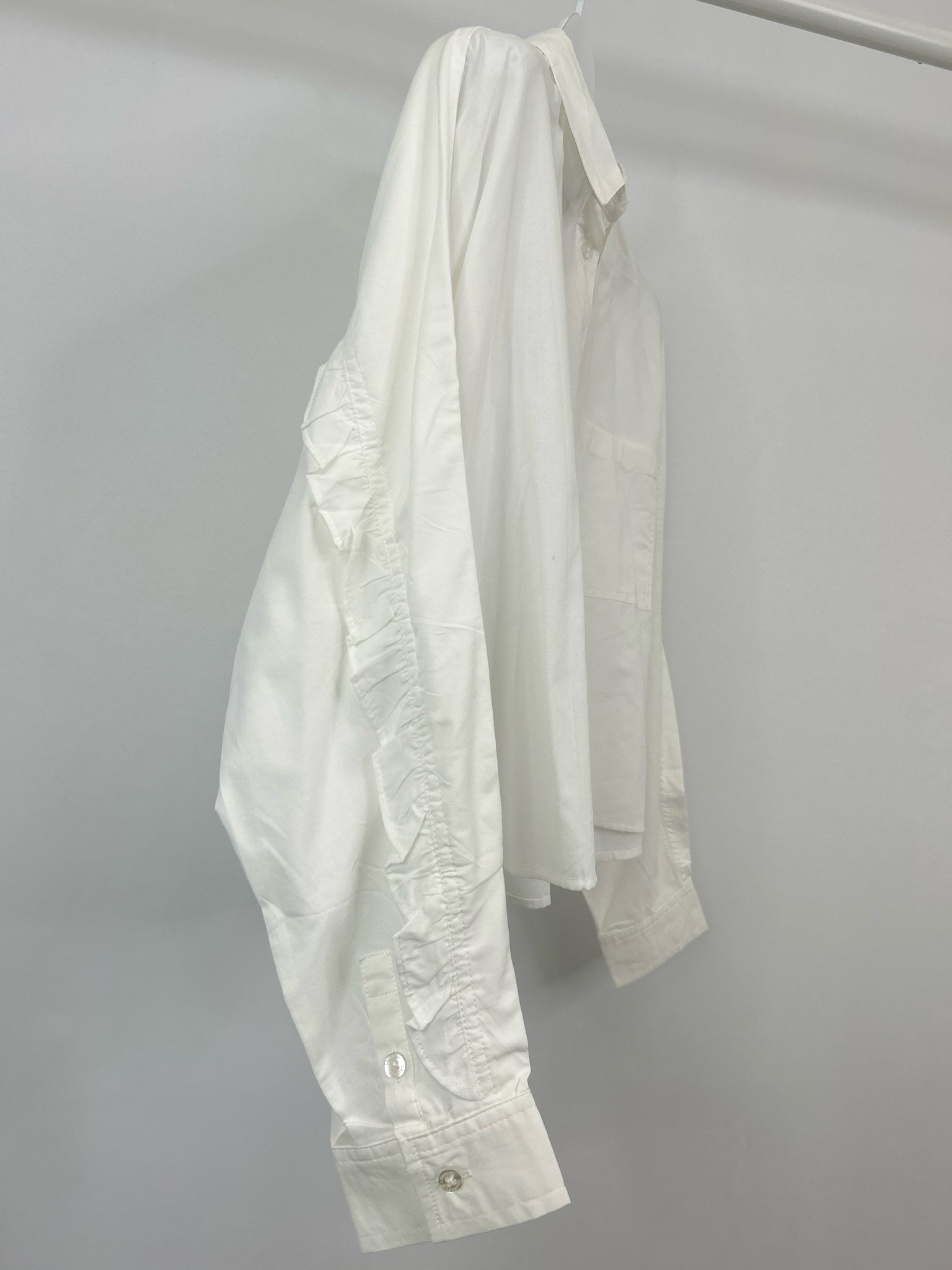 LAUNDRY BY SHELLI SEGAL Size L White Women Shirt