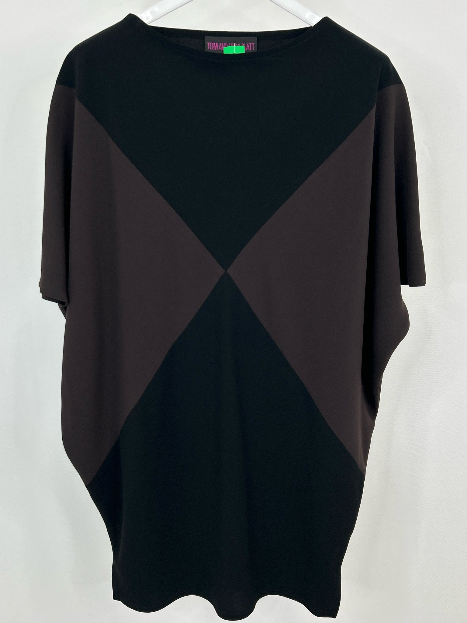 TOM AND LINDA PLATT Size 2 black and brown Women Dress