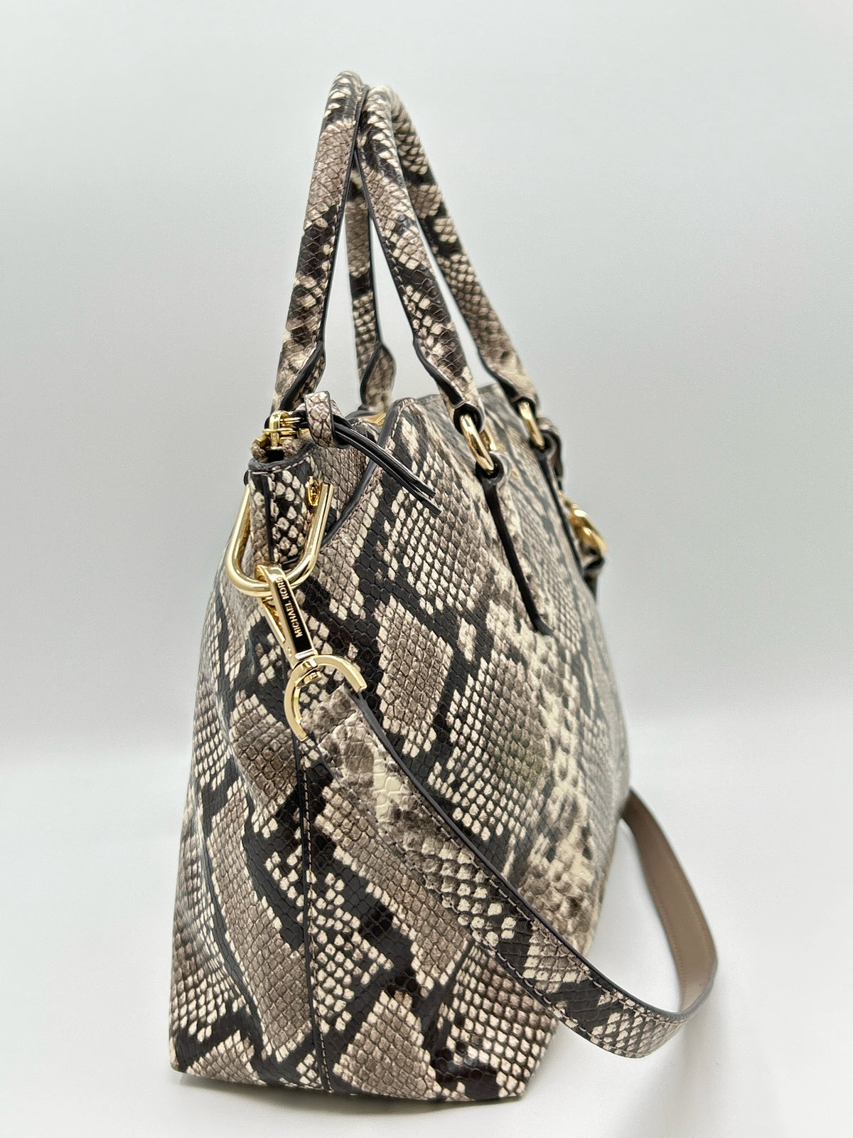 MICHAEL KORS Taupe and black Women Purse