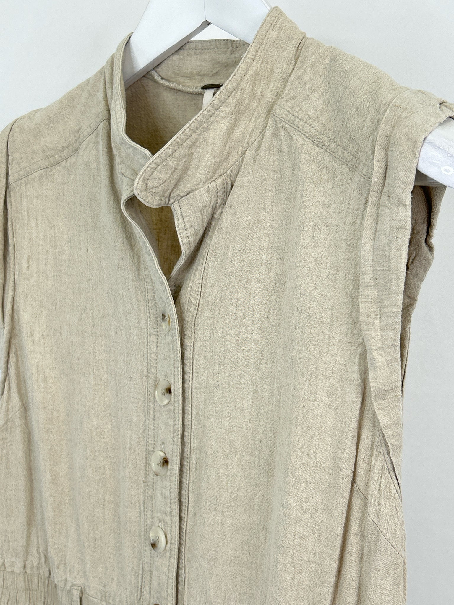FREE PEOPLE Size Small Khaki Women Jumpsuit